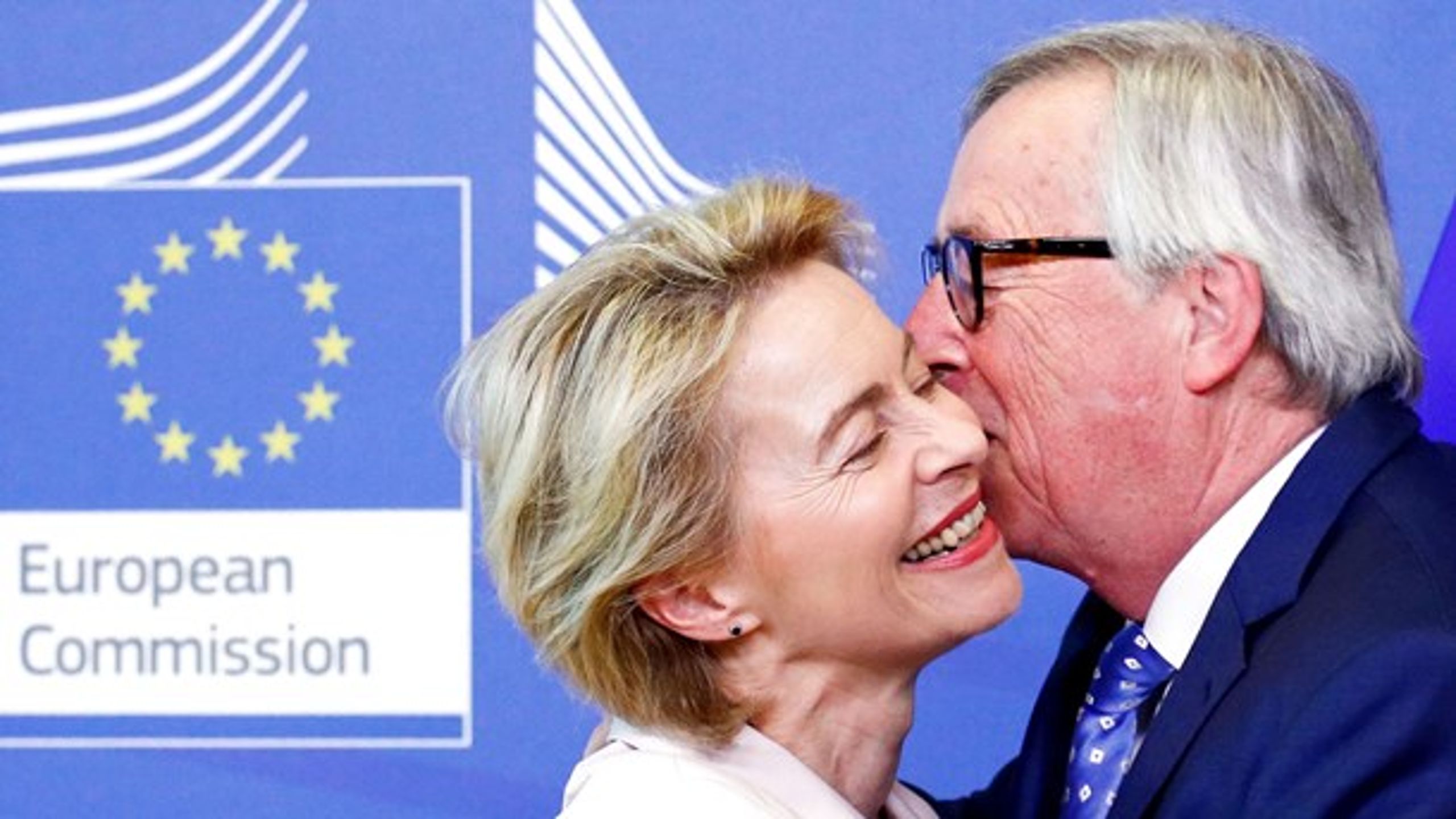Bliver vagtskiftet mellem von der Leyen og Juncker udskudt?