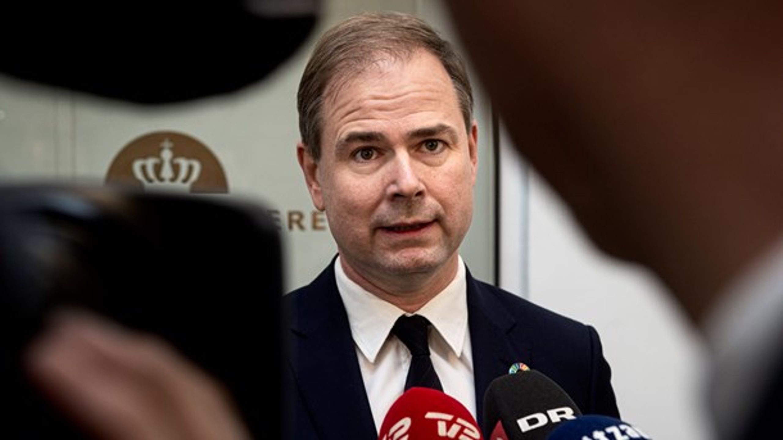 Finansminister Nicolai Wammen under finanslovsforhandlingerne i begyndelsen af oktober.&nbsp;
