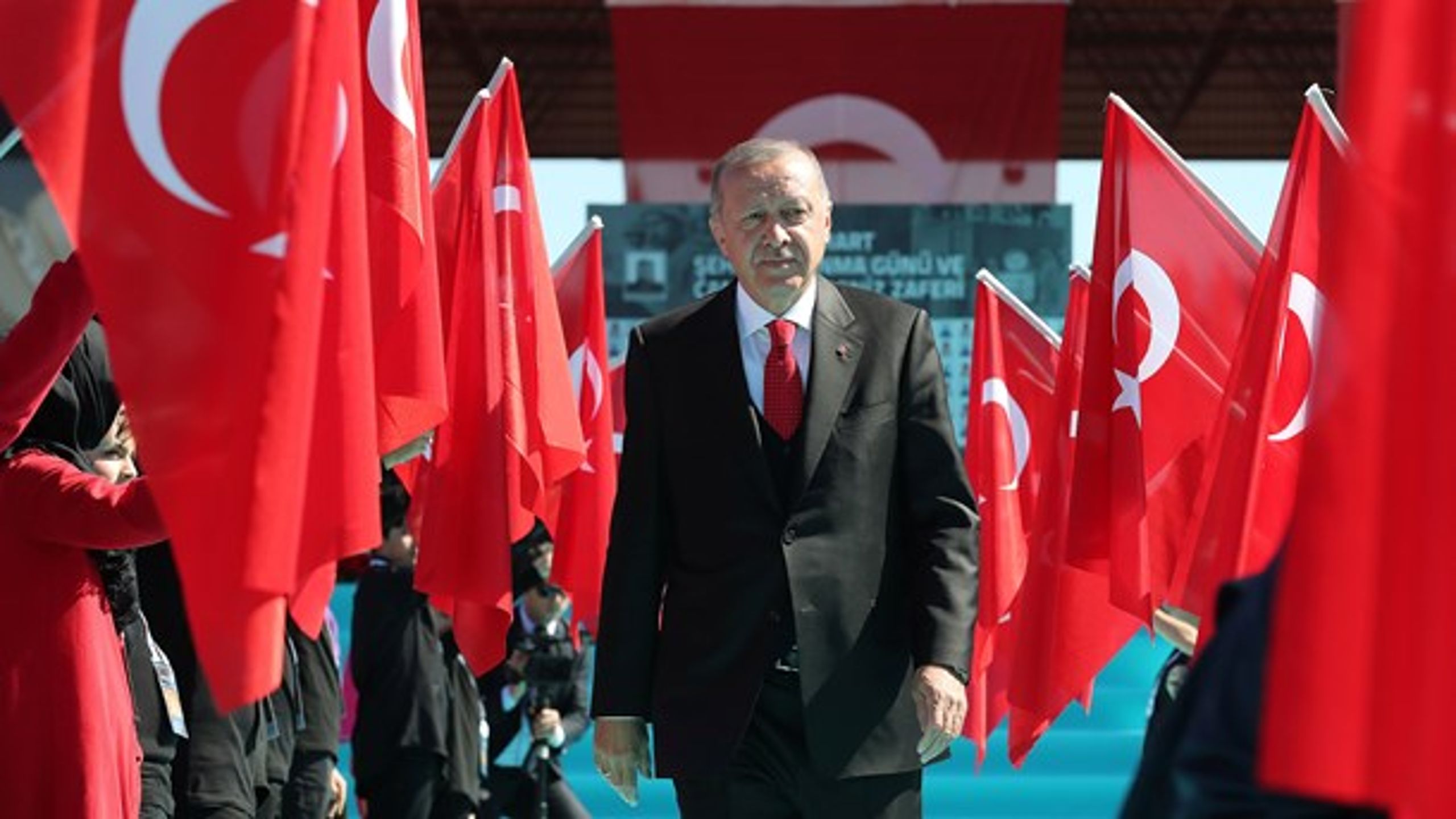 Tyrkiets præsident, Tayyip Erdogan.