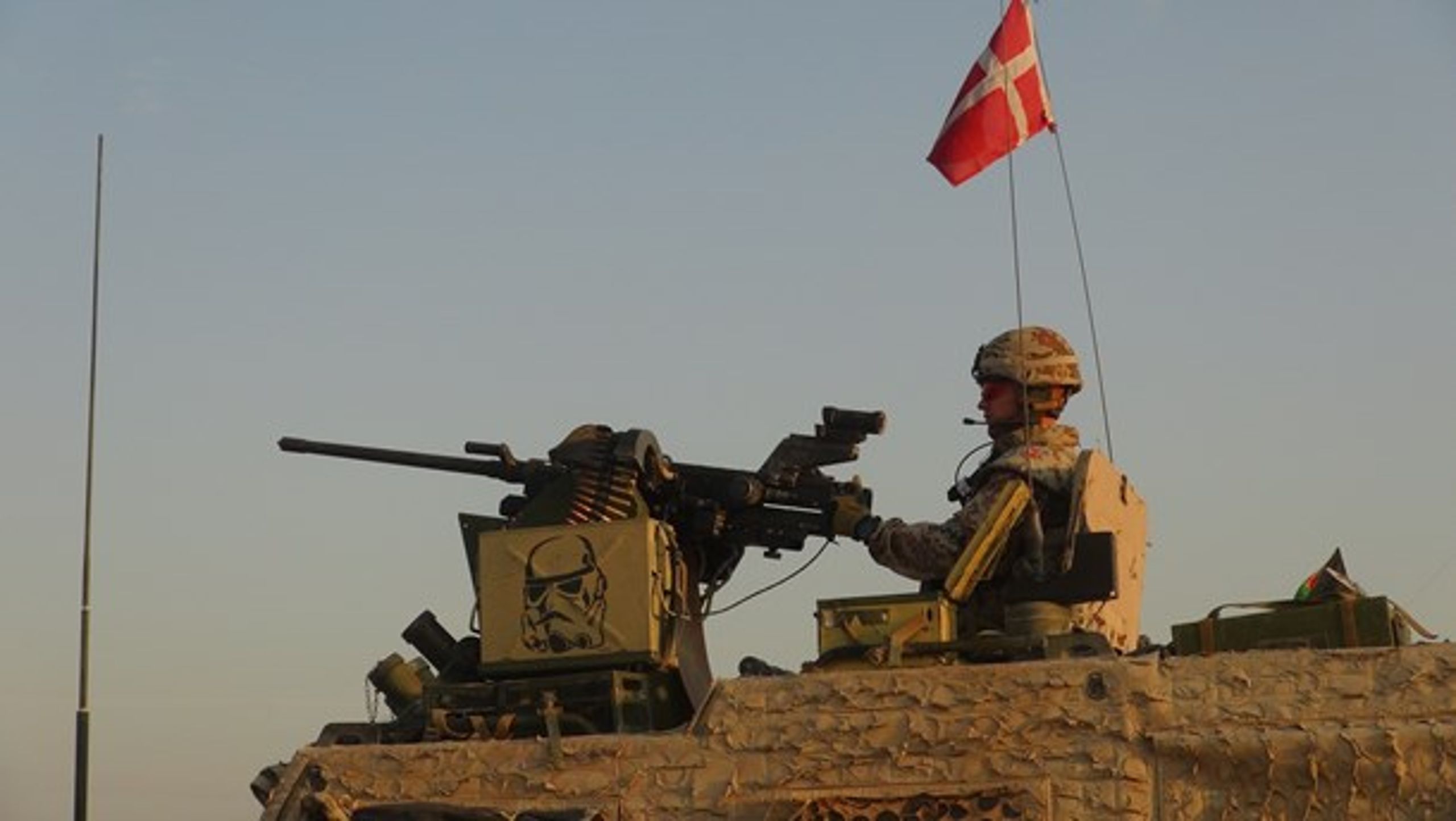 Dansk soldat fra Hold 14 i Helmand-provinsen i Afghanistan i 2012.