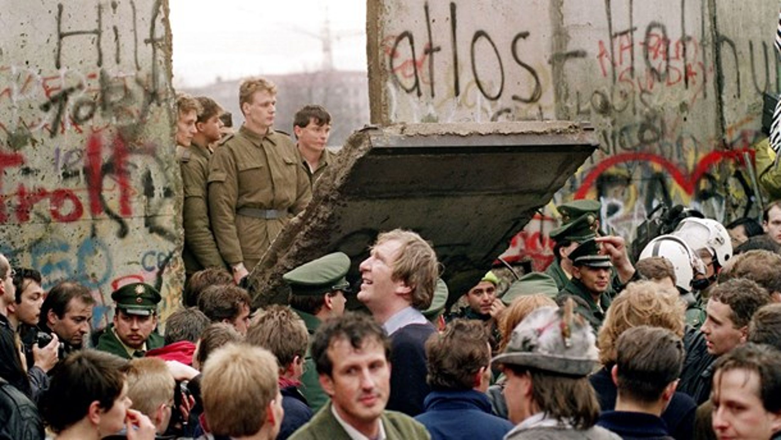 Potsdamer Platz, Berlin, 11. november 1989.