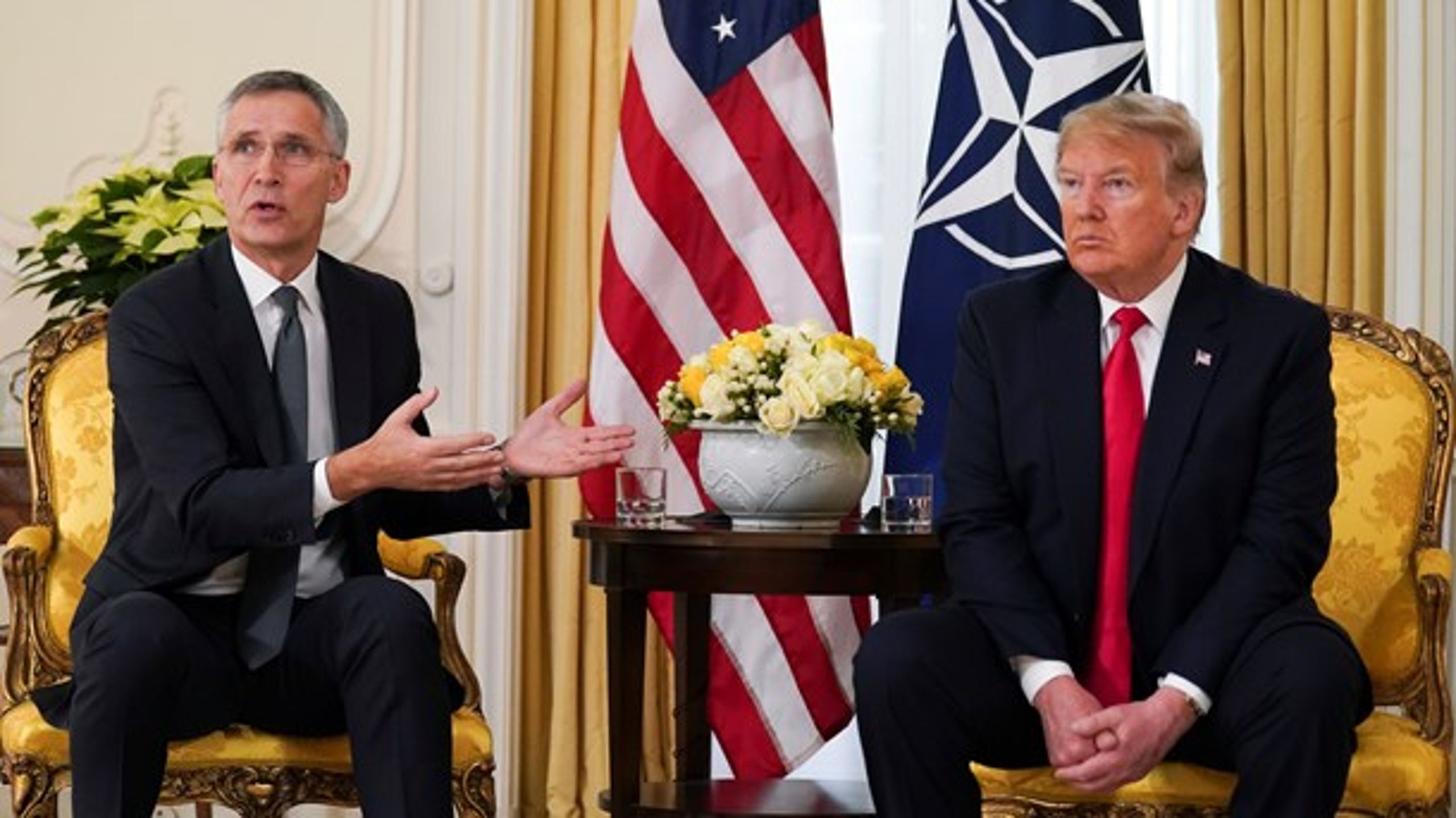 Det var måske ikke tilfældigt, at Donald Trump forinden topmødet i London havde inviteret Natos generalsekretær, Jens Stoltenberg, til møde, mener Preben Bonnén.