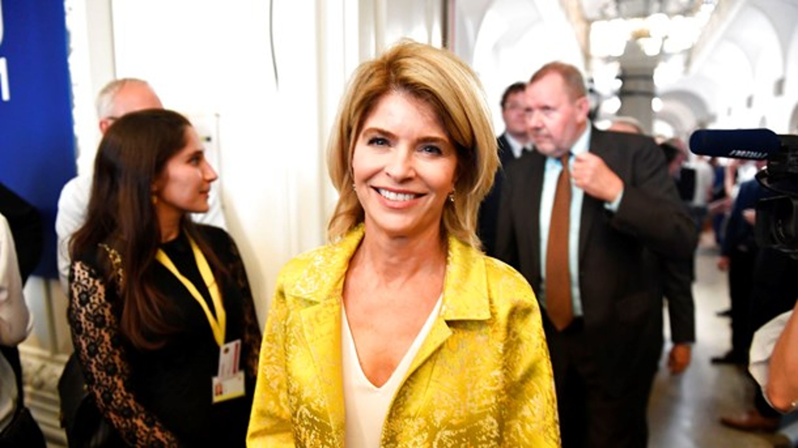 Carla Sands på Christiansborg på valgaftenen 5. juni i år.
