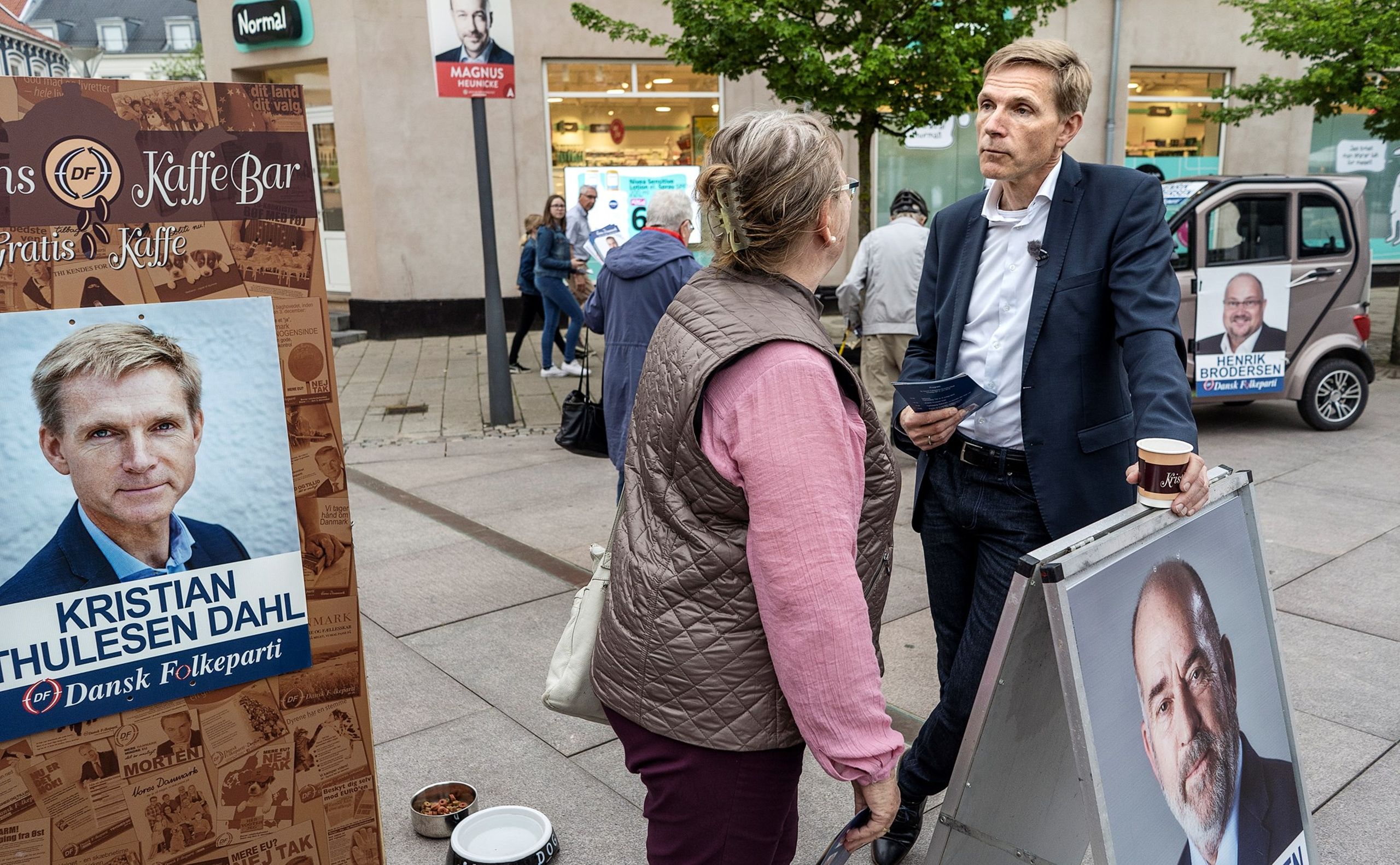 I valgkampen turnerede Kristian Thulesen Dahl rundt med "Kristians Kaffebar".&nbsp;