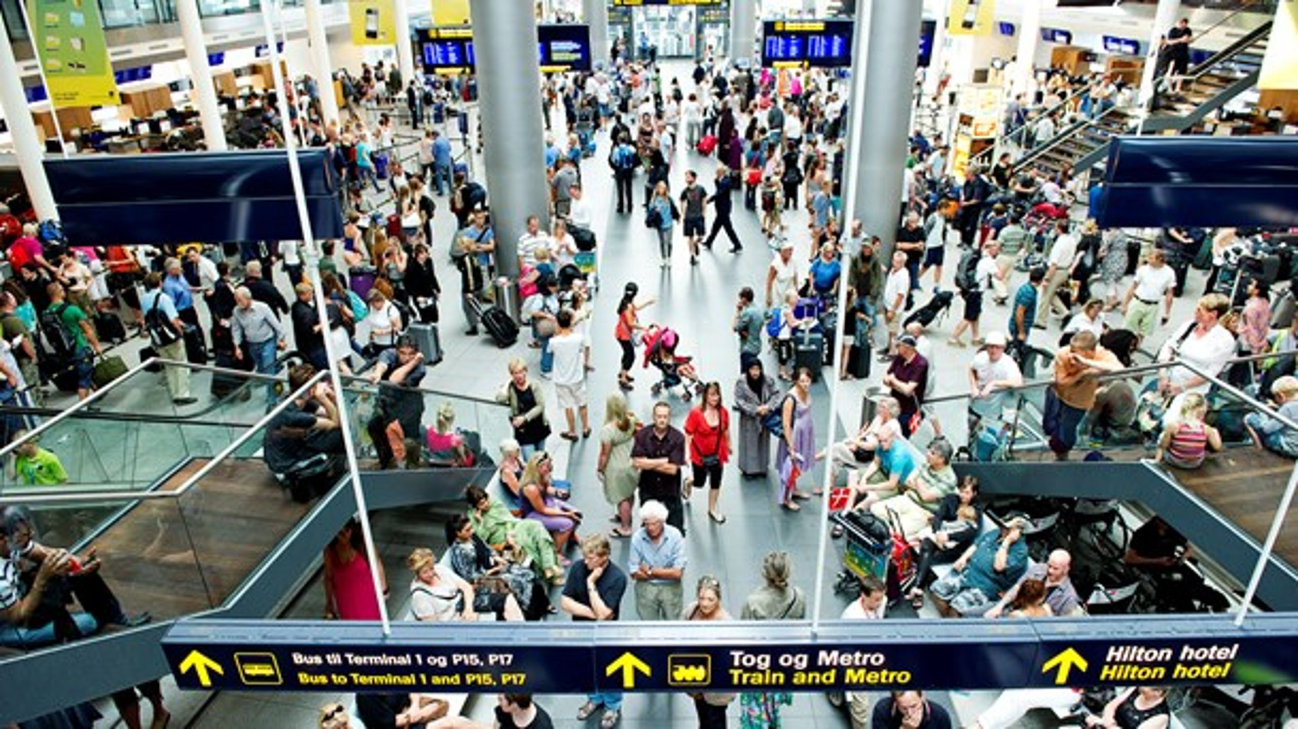 Turene til og fra Københavns Lufthavn kan veksles til arbejdstid. Hvis rejsetiden er lang og forbundet med spildtid, er det unødvendig tabt arbejdstid, skriver aktører.