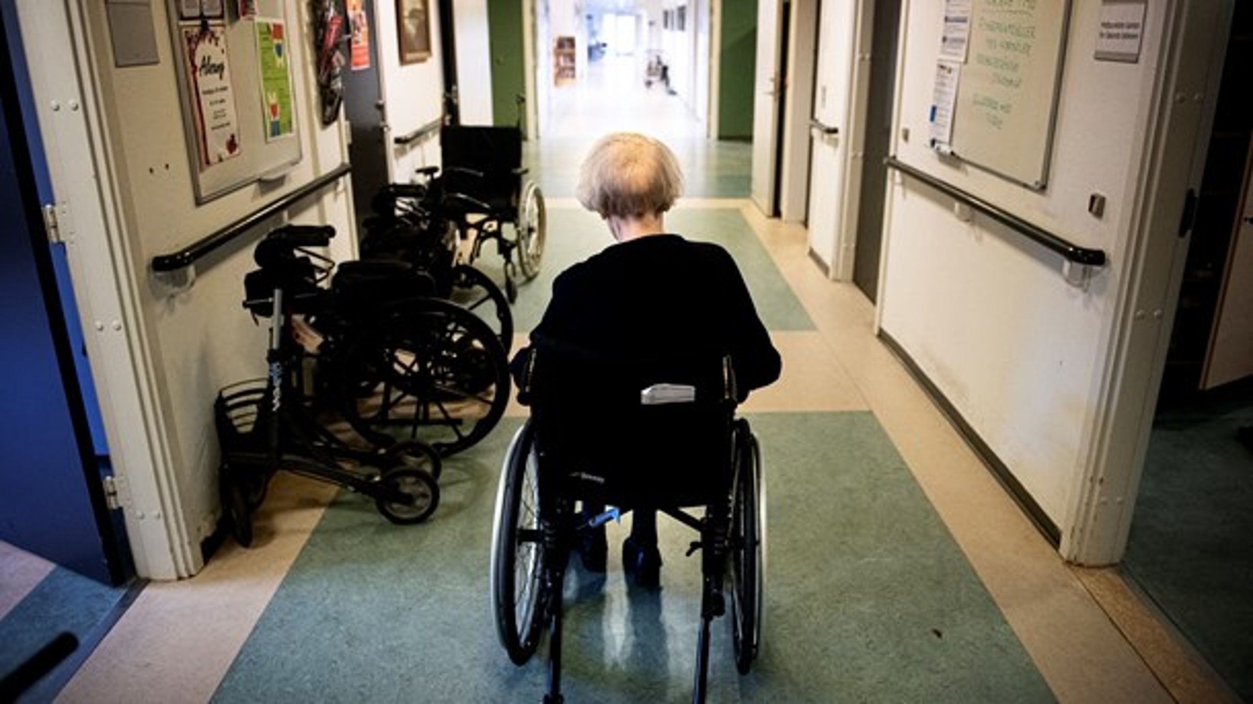 Plejehjemsbeboere i 18 kommuner ser ud til at få mindre hjælp.