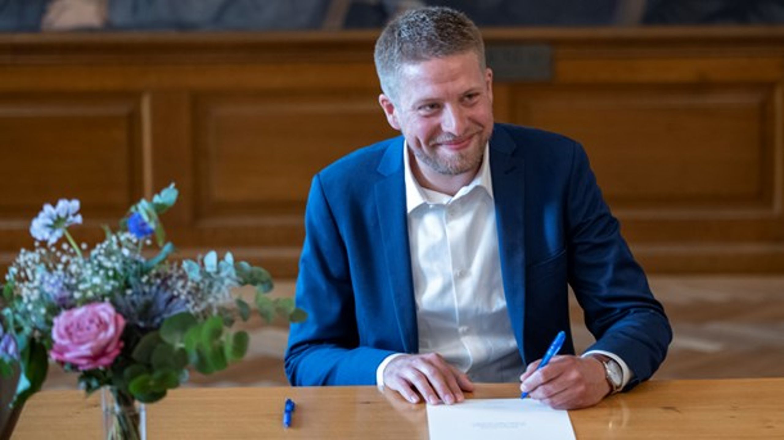 Kasper Sand Kjær (S) sætter ord på sit partis prioriteter i forhold til ungdomsuddannelsernes taxametre.