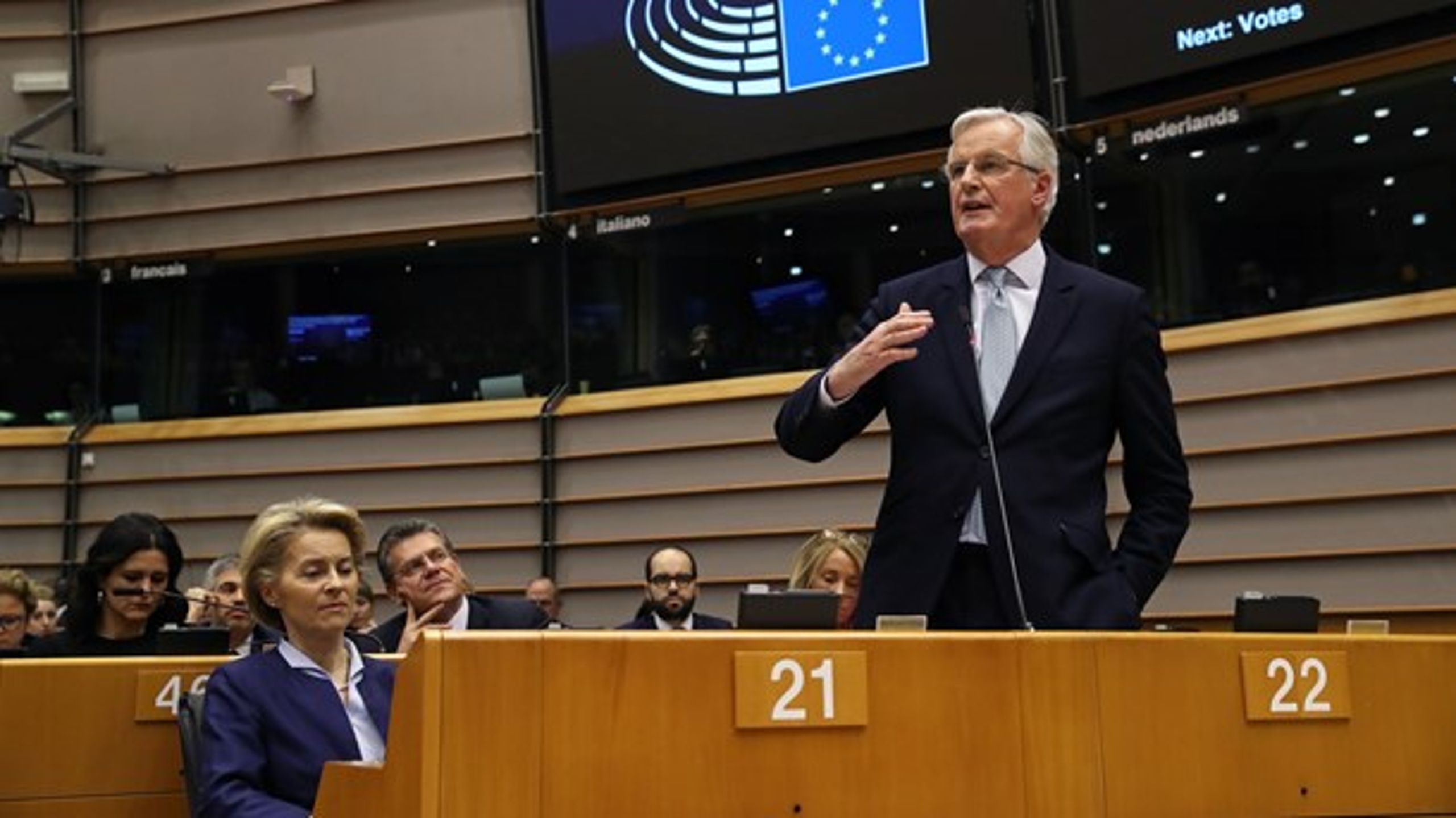EU's chefforhandler, Michel Barnier, præsenterer mandag EU-Kommissionens bud på EU's forhandlingsposition i de kommende forhandlinger med Storbritannien.