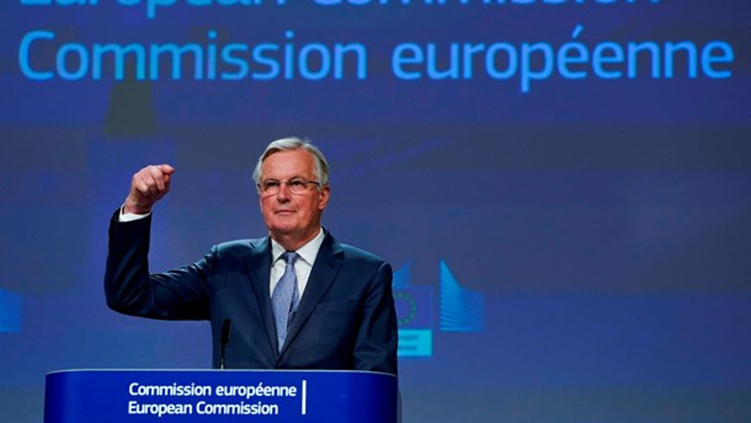Topforhandleren Michel Barnier fremlagde mandag Kommissionens bud på EU's position i forhandlingerne med Storbritannien.