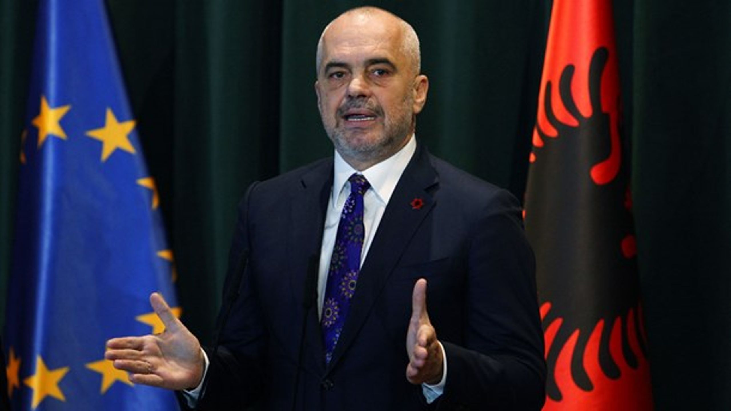 Edi Rama, den albanske premierminister, mener ikke, at det er et sekund for sent, at EU giver grønt lys til at starte optagelsesforhandlinger med landet.