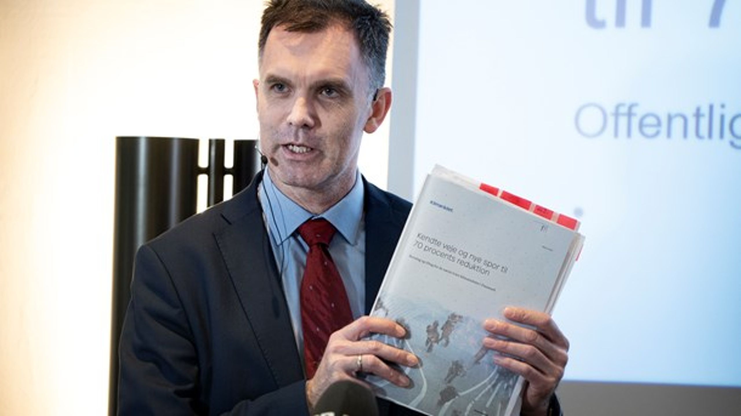 Klimarådet med formand Peter Møllgård i spidsen præsenterede i marts rapporten "Kendte veje og nye spor til 70 procents reduktion".