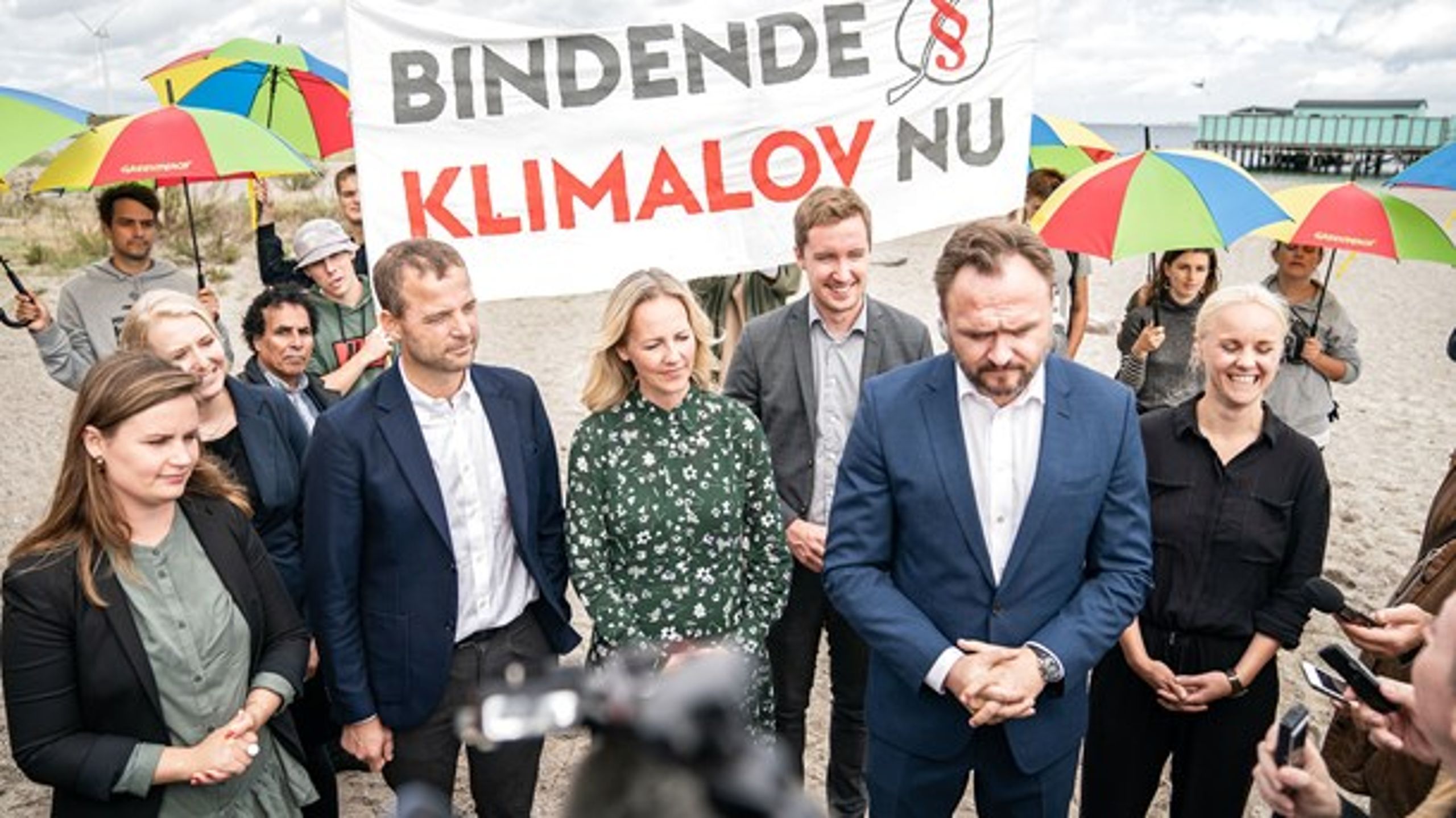 3. september skød regeringen processen om en ny klimalov i gang i Amager Strandpark. Nu er loven vedtaget.