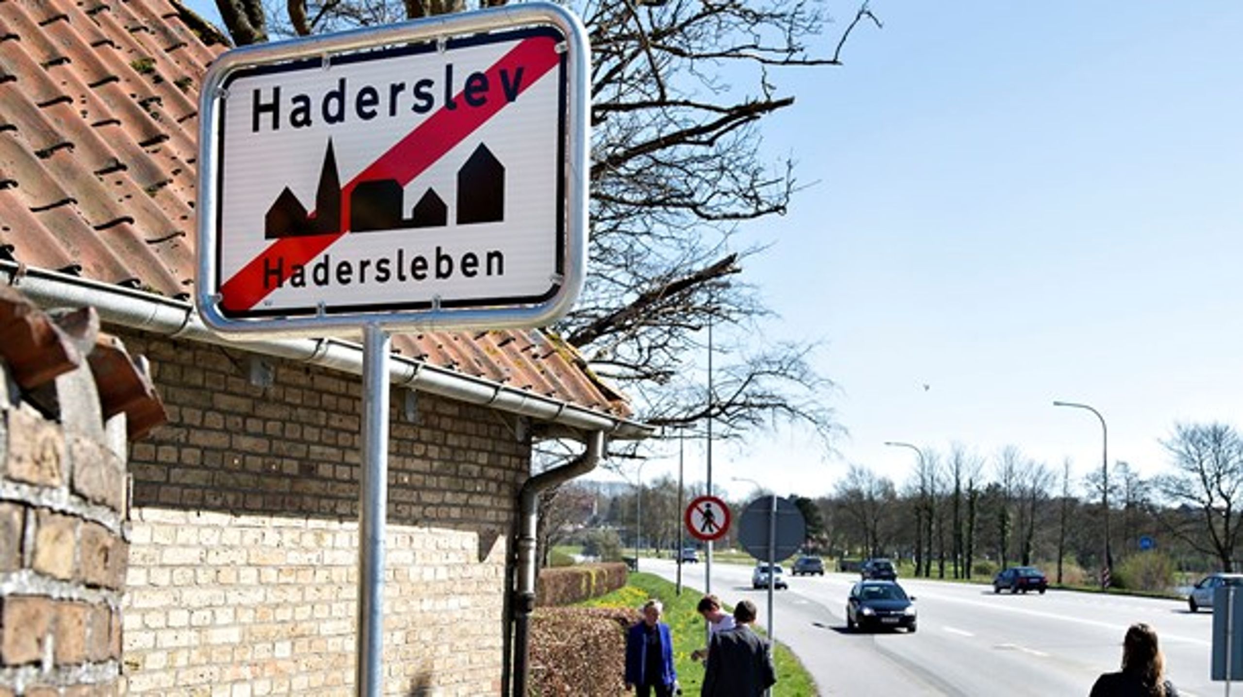 Haderslevs borgmester forsøgte i 2015 med et byskilt på dansk og tysk. Skiltet overlevede kun et døgns tid, skriver Tove Hansen Malloy.