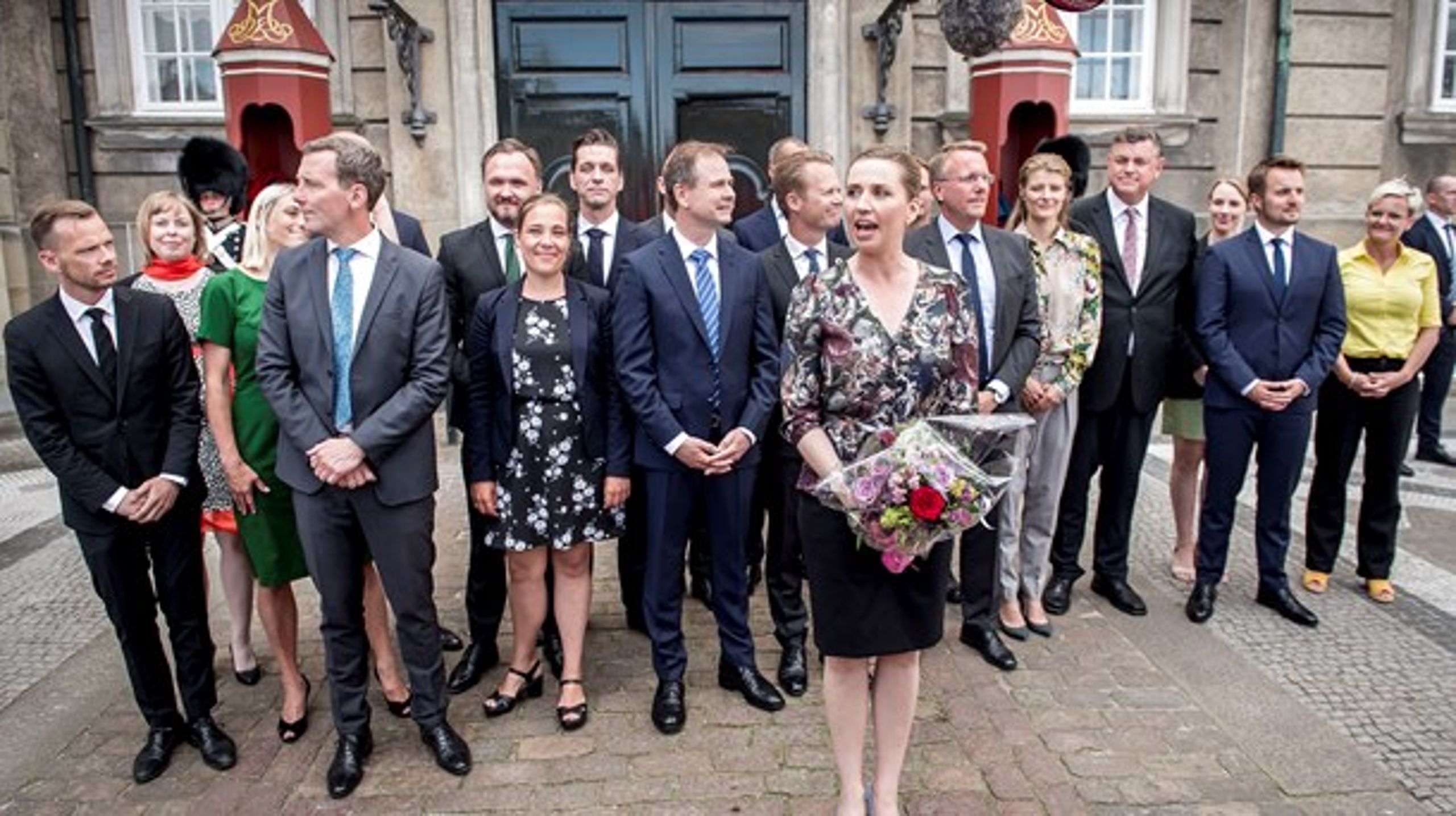 Torsdag den 27. juni sidste år kunne Mette Frederiksen (S) præsentere sin nye regering på Amalienborg Slotsplads.