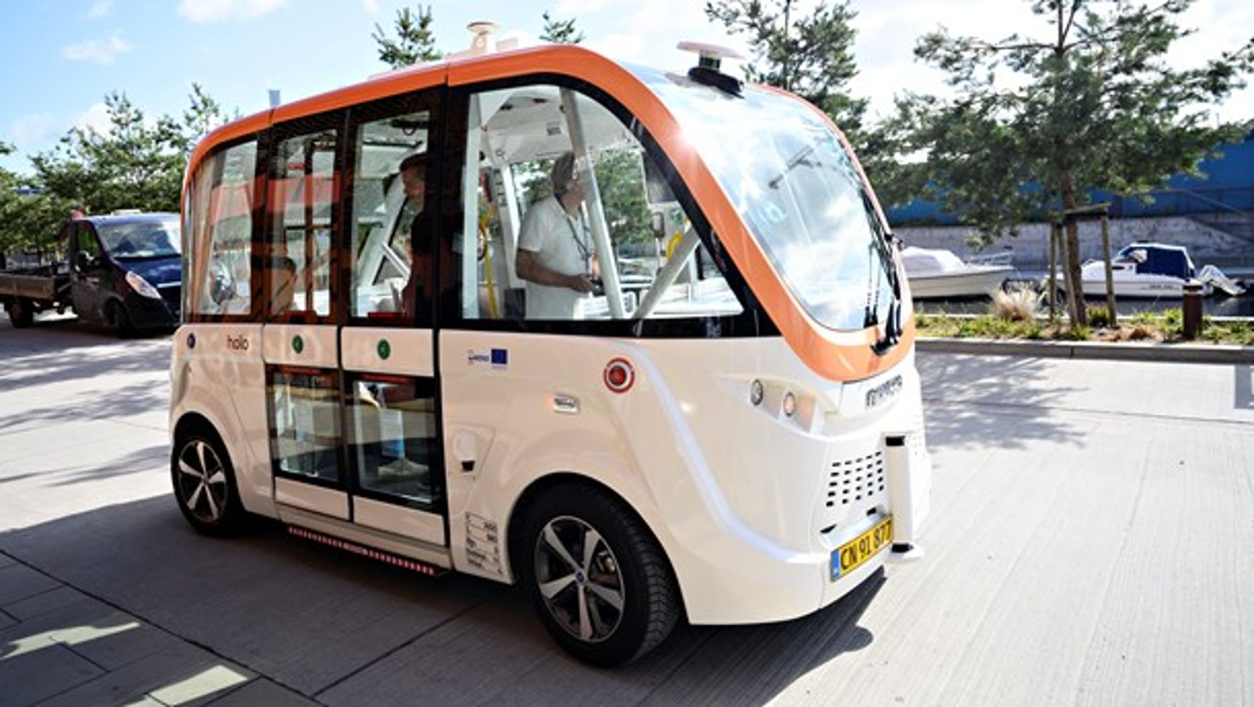 De næste to år testes en selvkørende bus i det københavnske Nordhavn-kvarter.&nbsp;