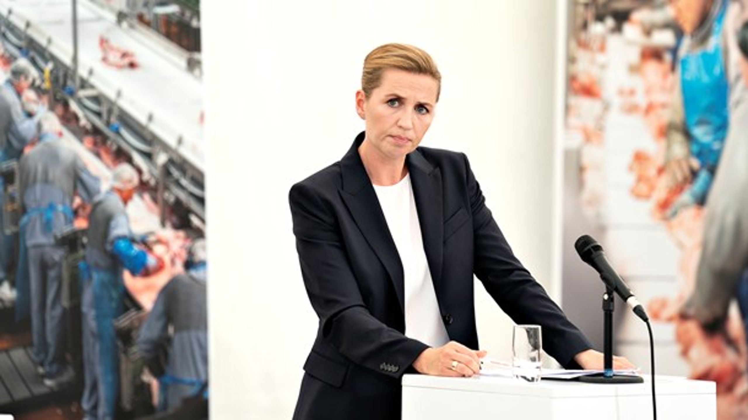 Statsminister Mette Frederiksen (S) til regeringens sommergruppemøde, hvor hun præsenterede det officielle Arne-udspil.