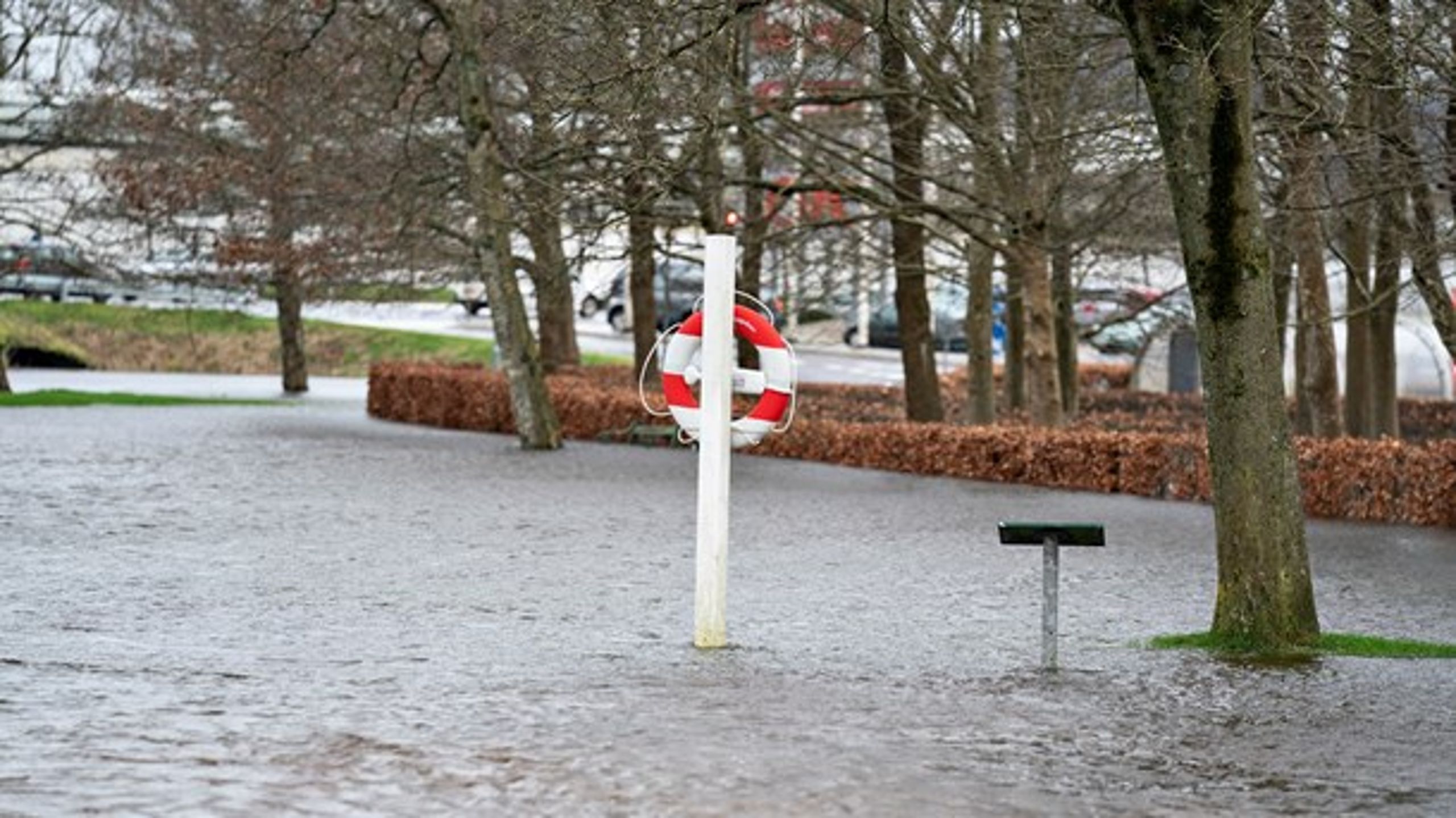 En af de største udfordringer bliver mere vand. Det fik danskerne set prøver på tidligere i år, hvor flere byer stod under vand efter massiv regn, skriver DMI's vicedirektør.