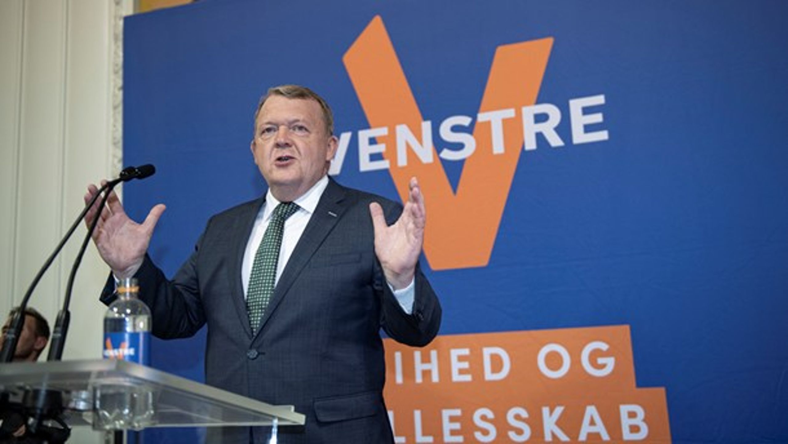 Lars Løkke Rasmussen og Venstre. Er han stadig medlem om en uge?