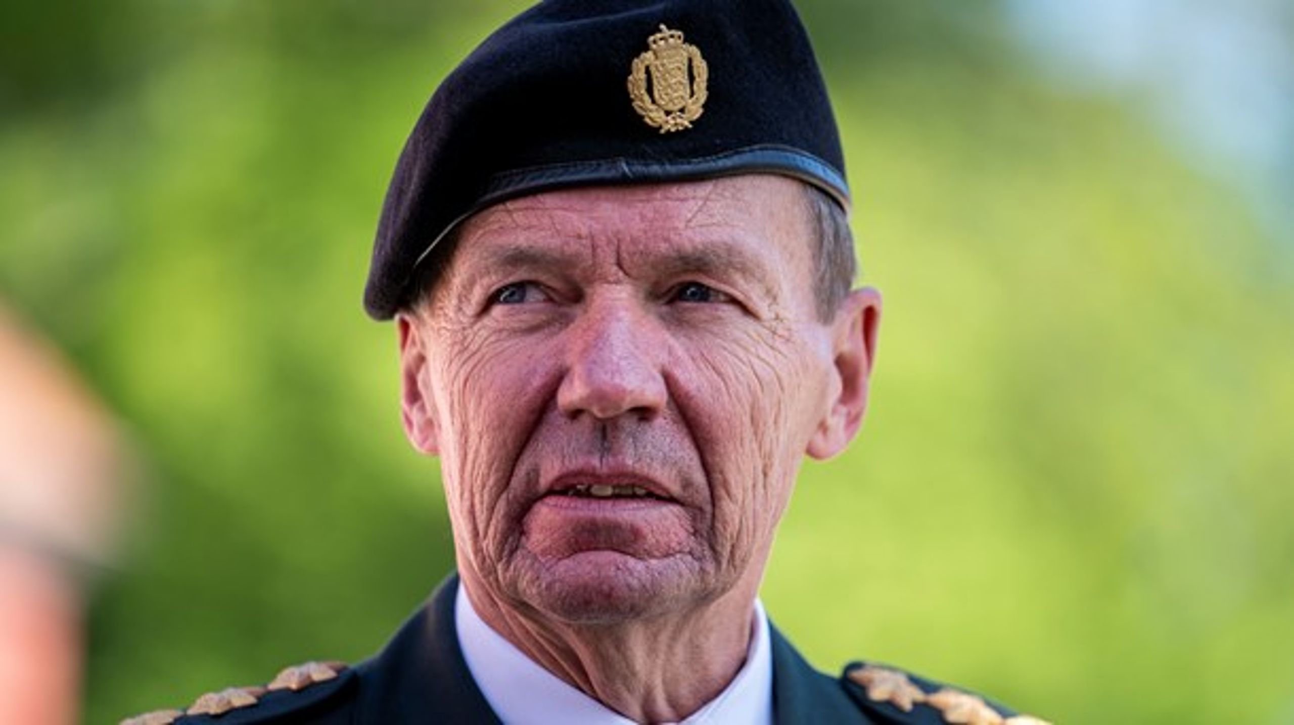 Bjørn Bisserup, der er forsvarschef, går på pension til november.