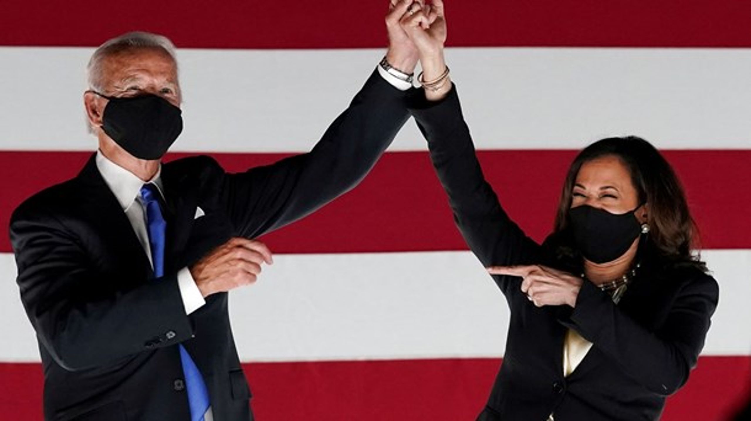 Demokraternes 77-årige Joseph Robinette Biden Jr. og 56-årige Kamala Harris forventes at blive den næste henholdsvis præsident og vicepræsident i USA.