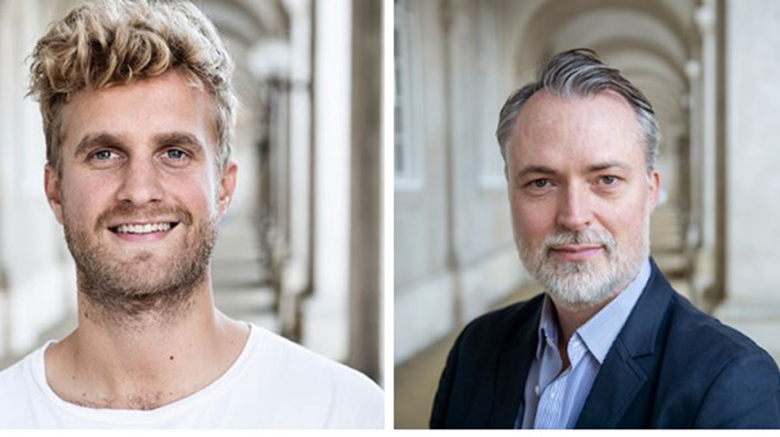 <div>Socialsektoren formåede på imponerende vis at improvisere, da der var behov for det under forårets nedlukning, skriver Jonas Keiding Lindholm (til højre) og Mathias Kjær Heilesen. (Foto: presse)</div>