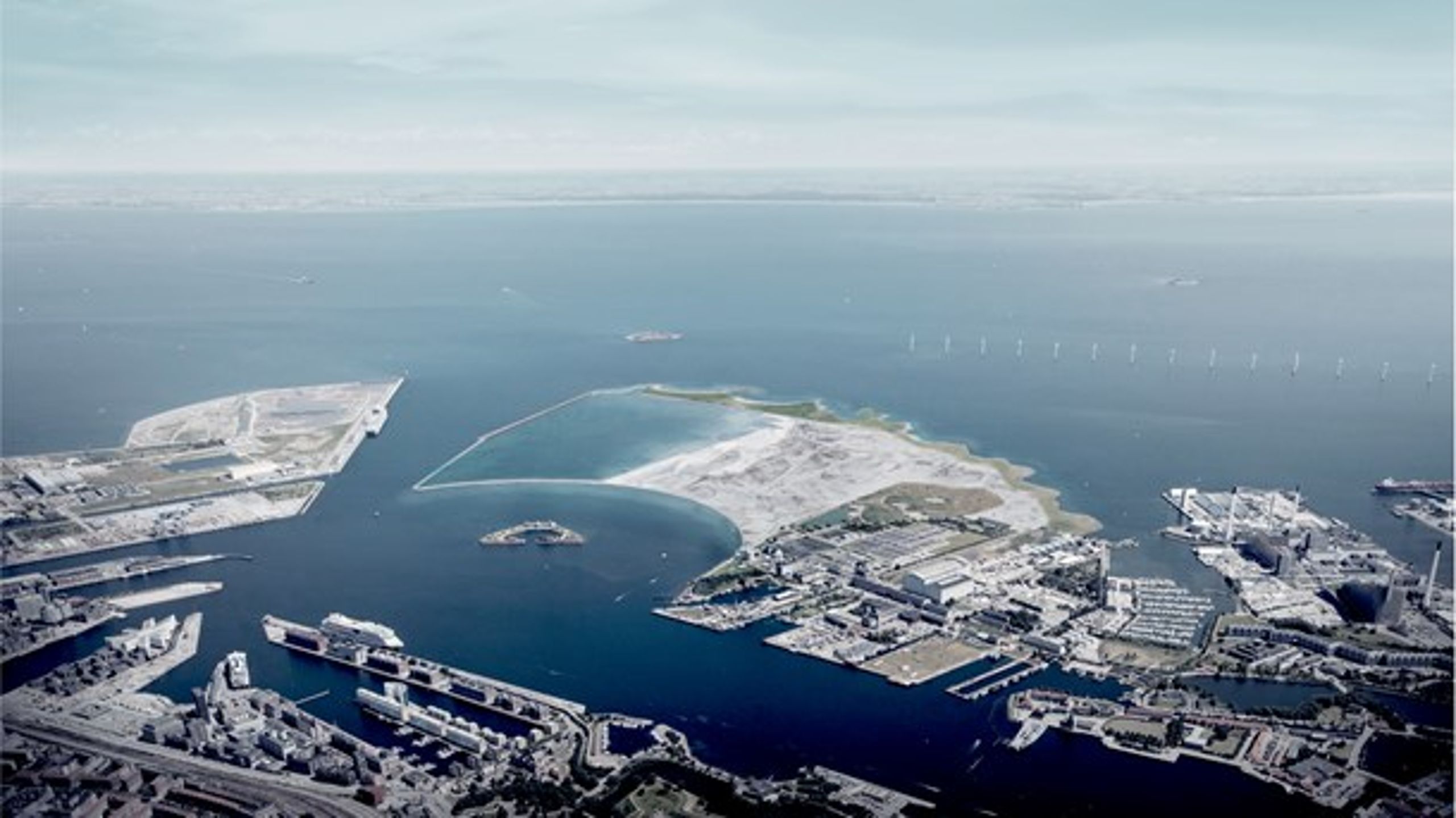 Ifølge den seneste plan for byggeriet af&nbsp;Lynetteholmen får den kunstige halvø, der vil strække sig fra Refshaleøen i syd mod Nordhavn i nord, et areal på 2,8 kvadratkilometer.