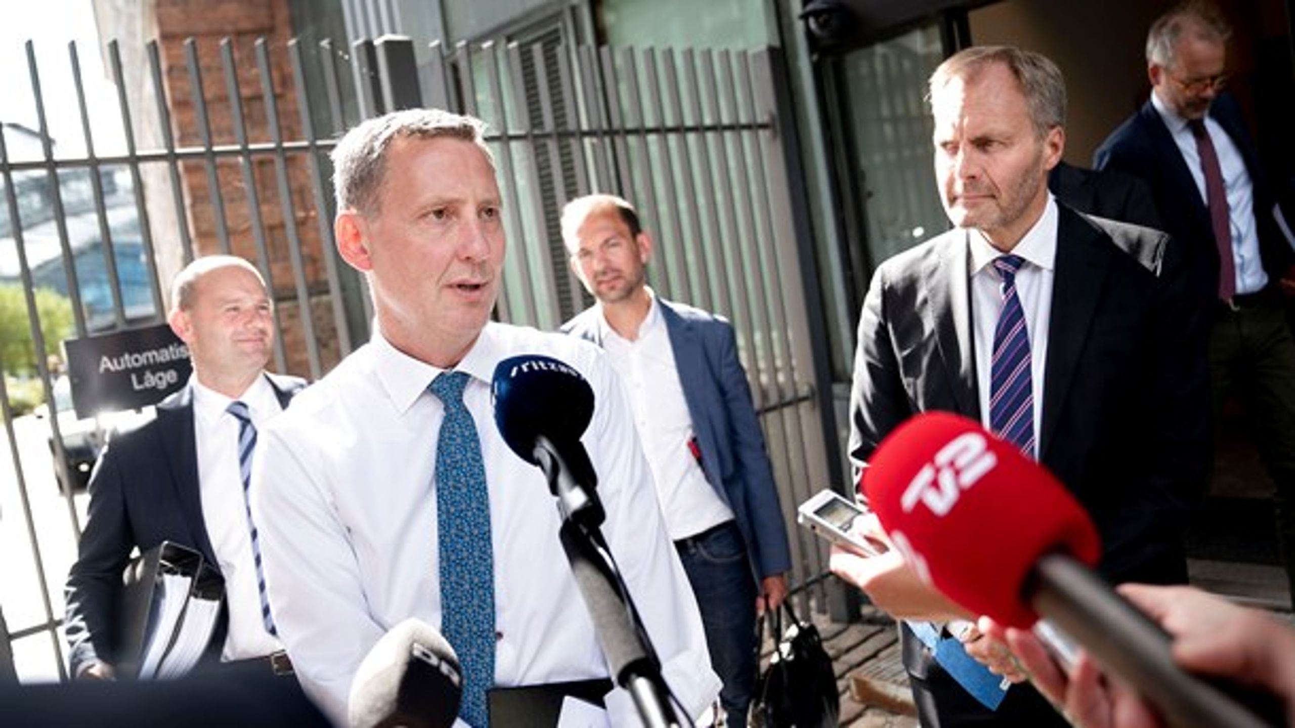 Justitsminister Nick Hækkerup (S) indledte forhandlingerne om en ny politireform i august.