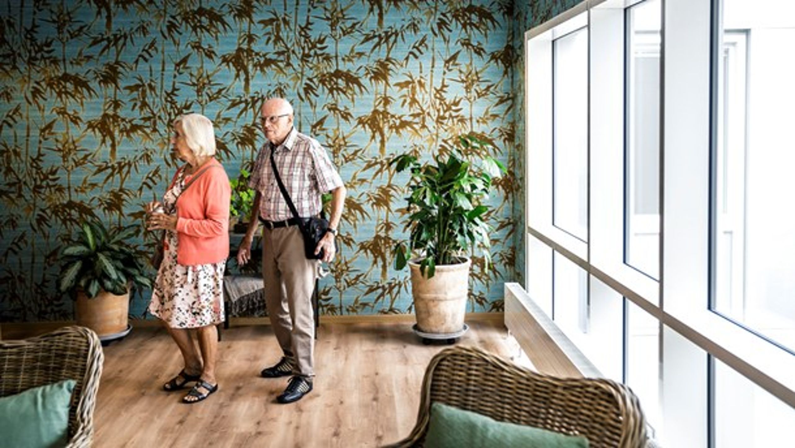 Ældre borgere i de nye frikommuner skal have samme rettigheder til at vælge private alternativer til den offentlige service og friplejehjem, som her på Lærkvej på Frederiksberg.