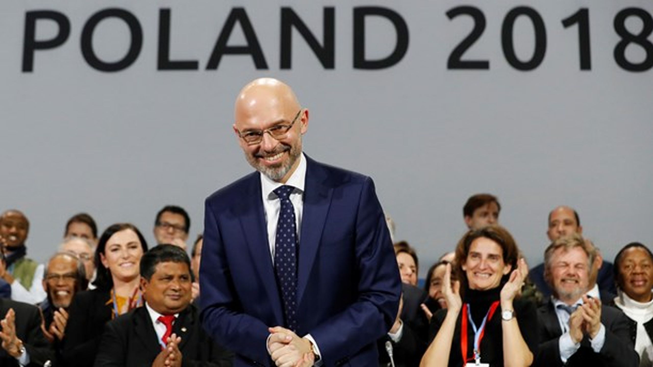 Som klima- og miljøminister stod Michał Kurtyka i spidsen for COP24 i Katowice i Polen i 2018.<br>