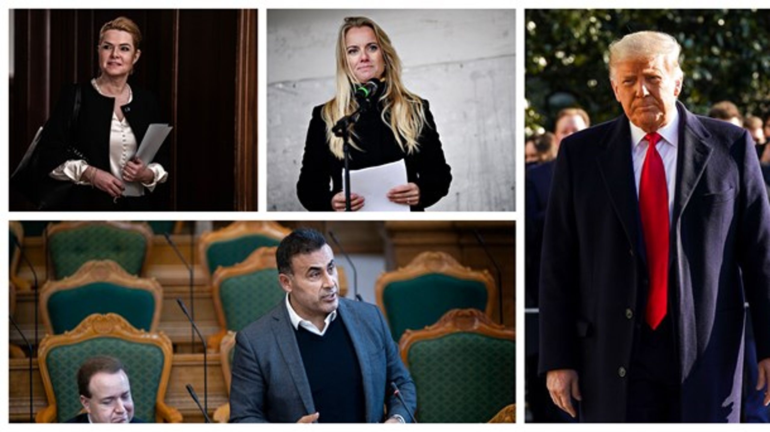 Inger Støjberg, Pernille Vermund og Naser Khader ville blive belønnet med ministerposter, hvis Trump var statsminister, skriver David Trads.