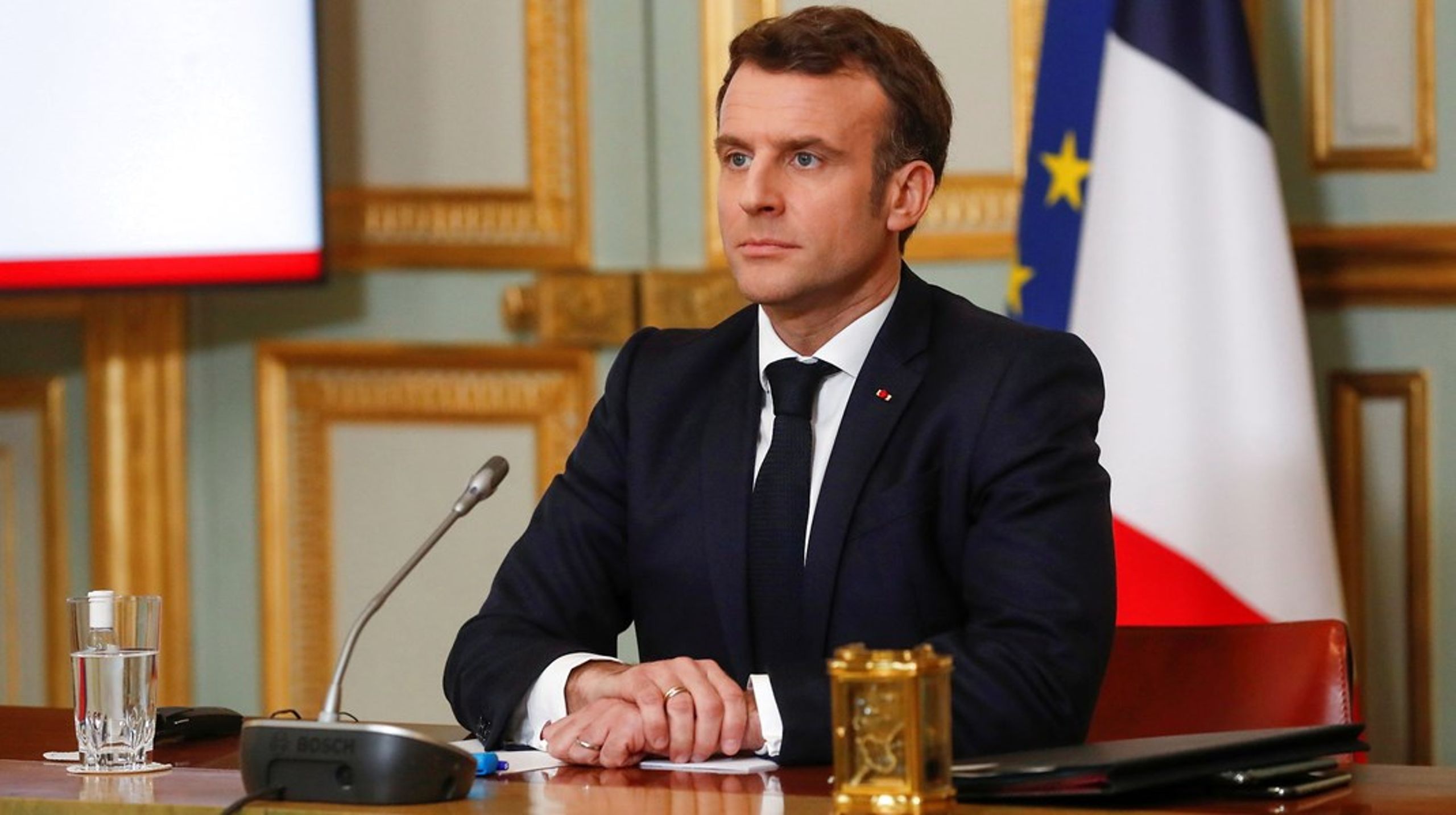 Frankrigs præsident, Emmanuel Macron, ønsker mere EU-forsvar.
