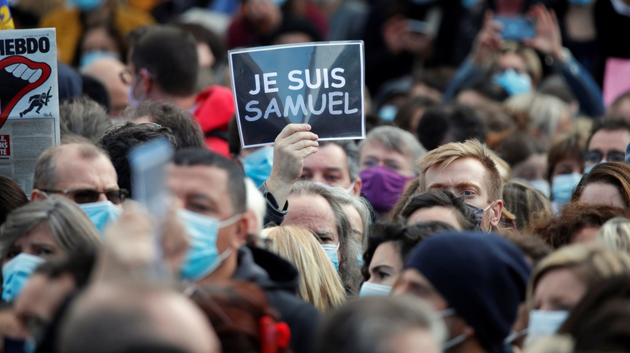 Drabet på den franske underviser, Samuel Paty, har igen tændt op under debatten om ytringsfrihed.