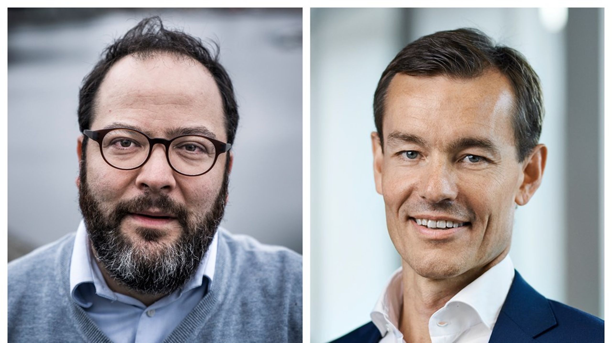 Dansk Iværksætterforening og Vækstfonden har deres sag for med at sikre større diversitet i organisationerne, skriver Peter Kofler (højre) og Rolf Kjærgaard (venstre).&nbsp;