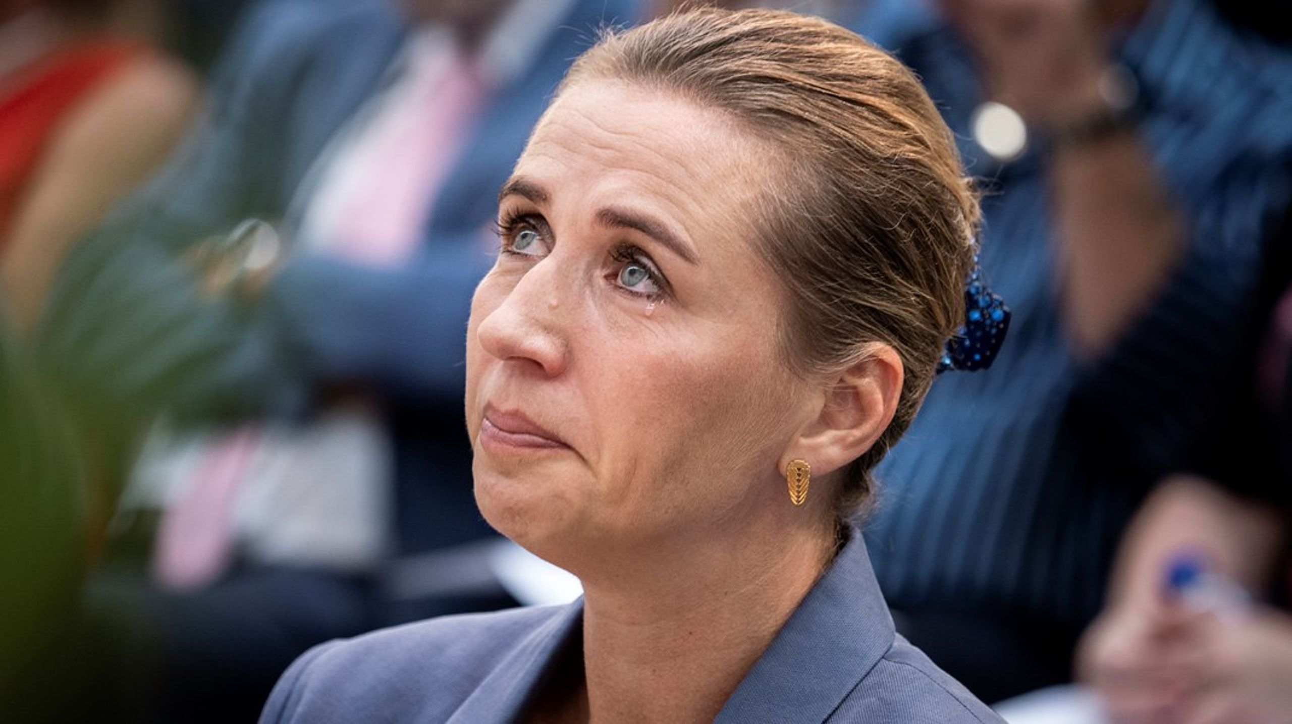 Statsminister Mette Frederiksen (S), da hun gav en undskyldning til dem, der blev udsat for vanrøgt på børnehjemmet Godhavn.
