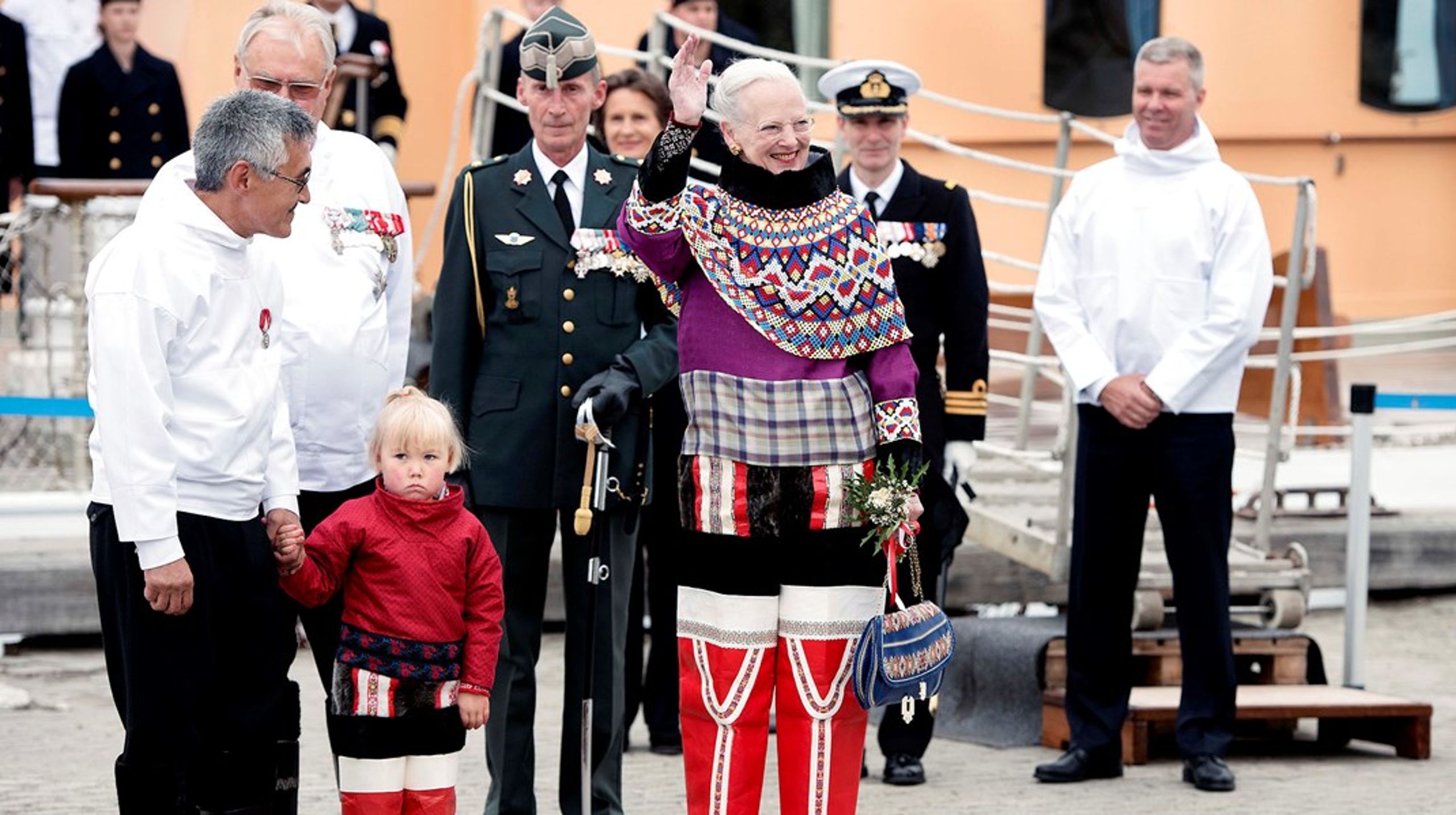 Sidste gang Dronning Margrethe besøgte Grønland var i 2015.