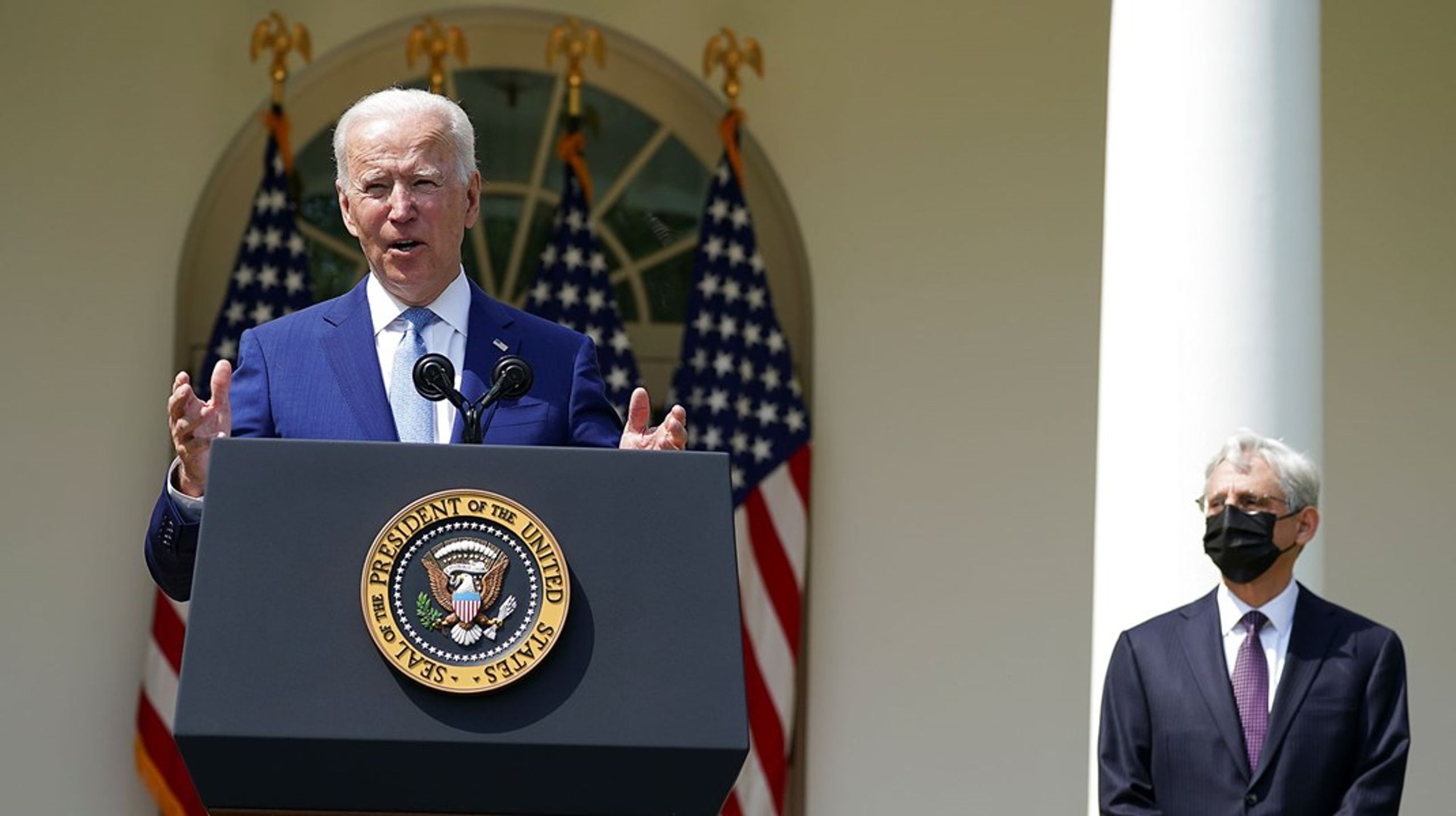 Joe Biden foreslog i april en global minimumsskat på 21% på blandt andet techvirksomheder. <br>