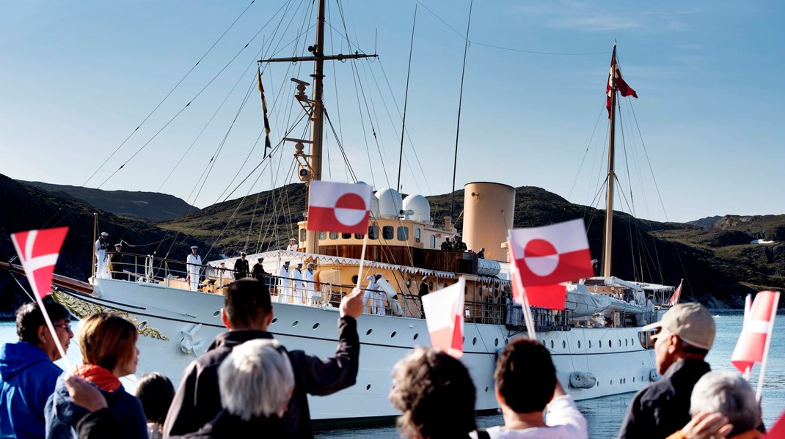 Særlig Kongehuset har yndet at profilere sig i relation til Grønland, skriver Steen Leth Jeppesen.
