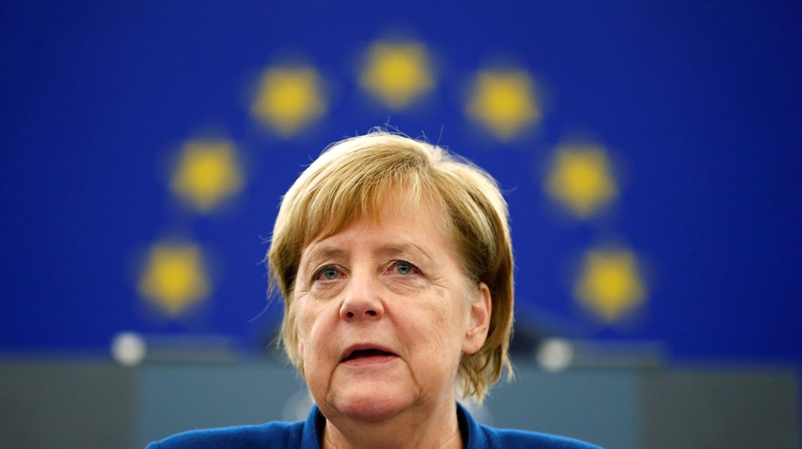 Angela Merkel har i mange år udfyldt rollen som EU's reelle leder.