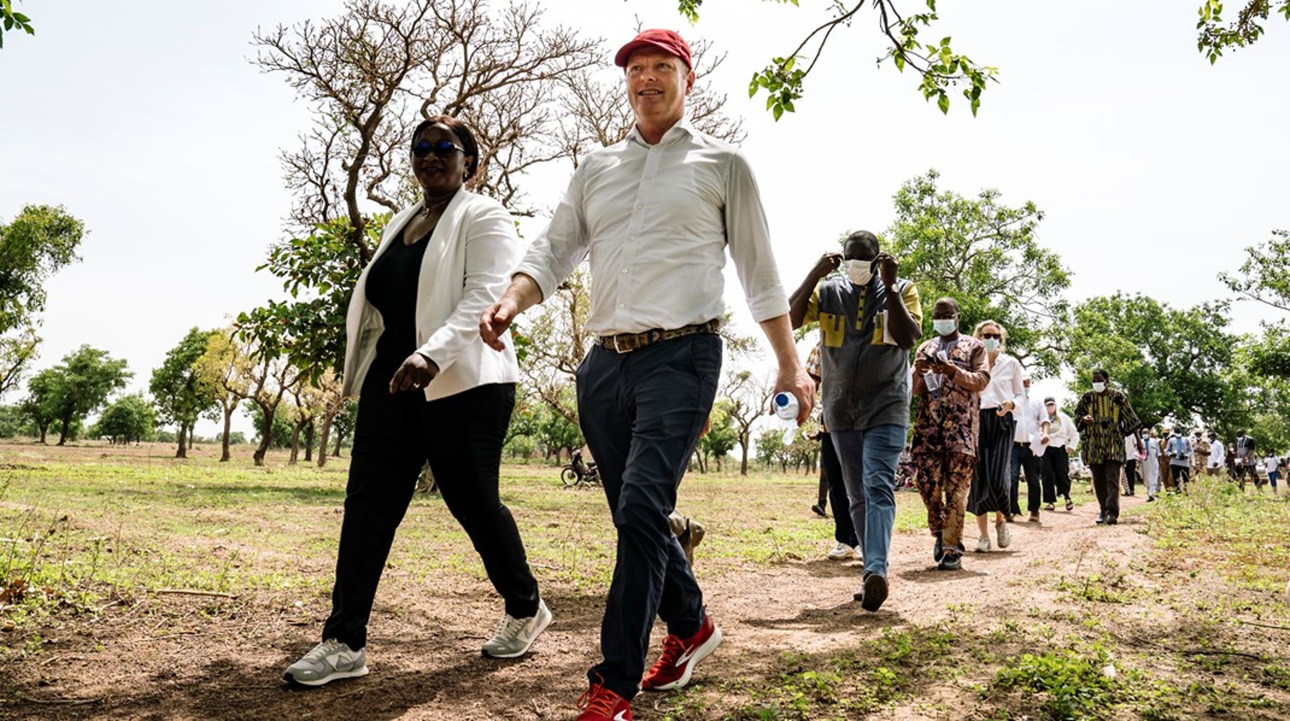 Udviklingsminister Flemming Møller Morgensen (S) var i juni i Burkina Faso, hvor han blandt andet mødtes med den lokale vandkomité. Flere vandreservoirer i Afrika er truet af forurening og klimaforandringer.