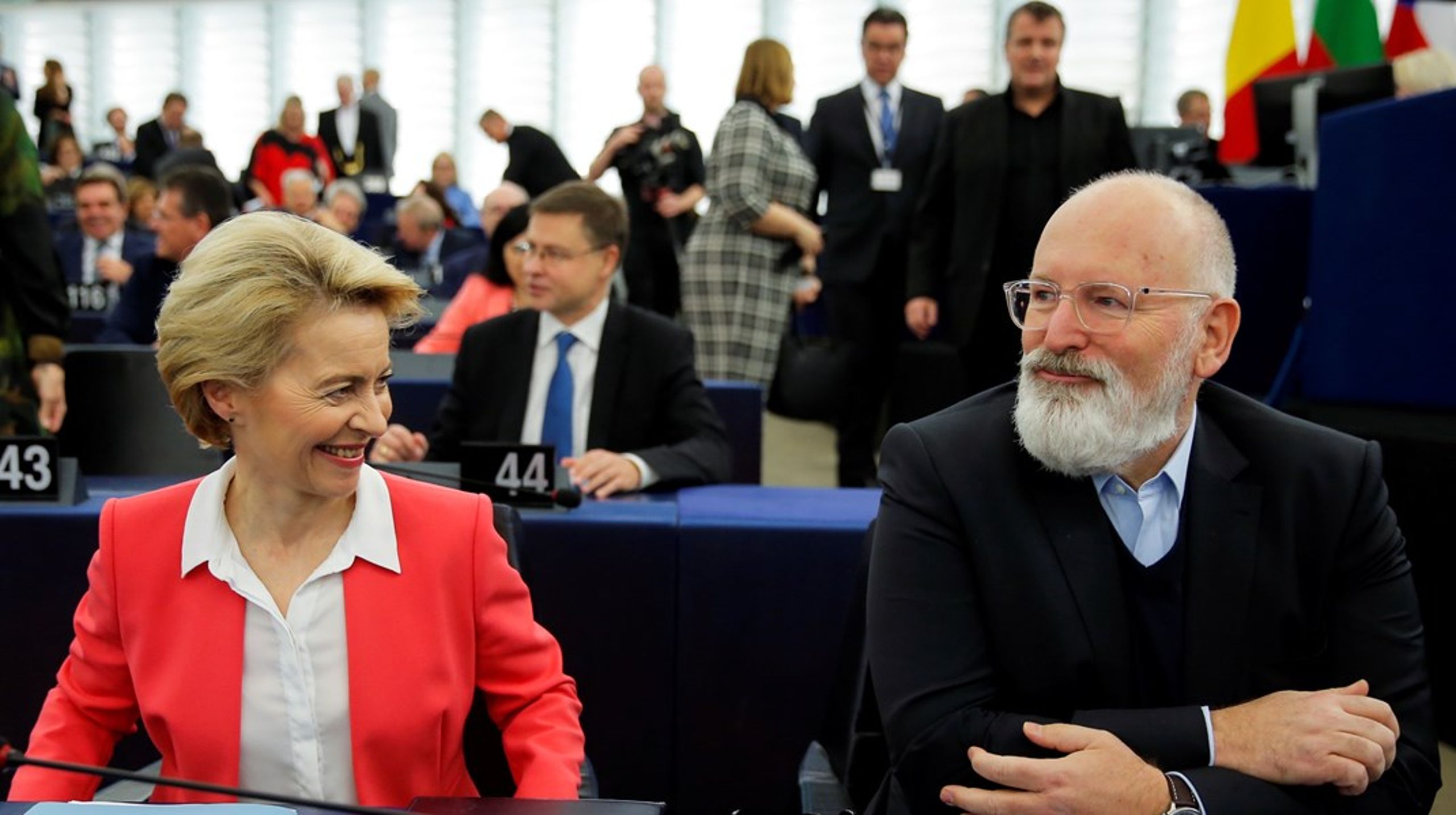 Frans Timmermanns er EU-kommissionens vicepræsident og ansvarlig for at styre EU’s klimapolitik. Onsdag præsenterede han sammen med formand for Kommissionen, Ursula von der Leyen, et nyt udspil, der skal sikre, at EU når målsætningen for at nedsætte deres CO2-udslip med 55 procent inden 2030.