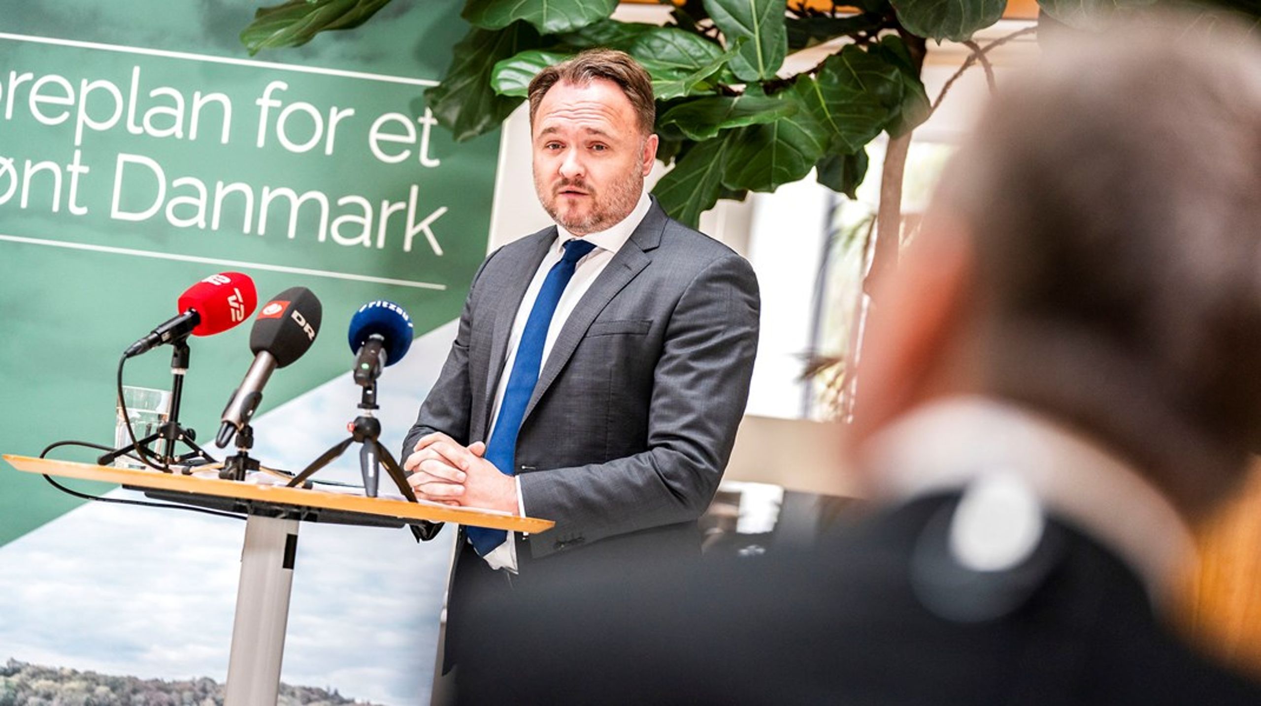 Klimaminister Dan Jørgensen (S) præsenterede onsdag regeringens klimaprogram.