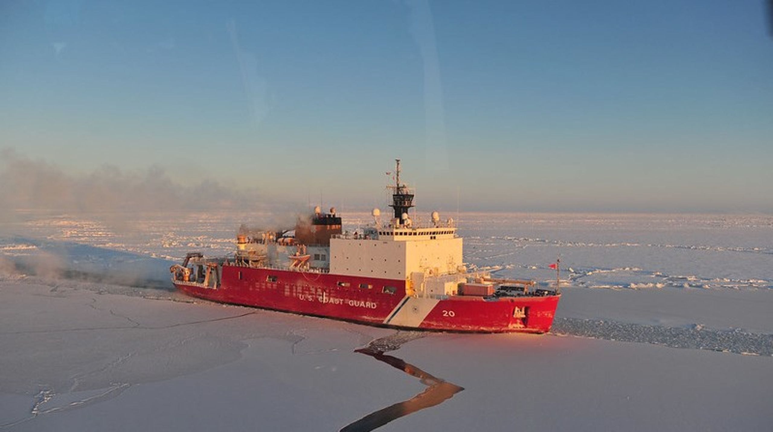 US Coast Guards isbryder Healy i Alaska.