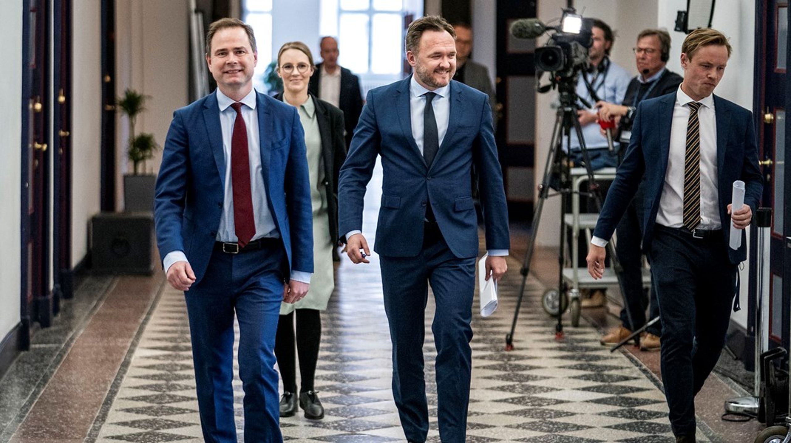 Finansminister Nicolai Wammen (S) og klimaminister Dan Jørgensen (S) tager begge til COP26 i Glasgow, der bliver velbesøgt at den danske regering.