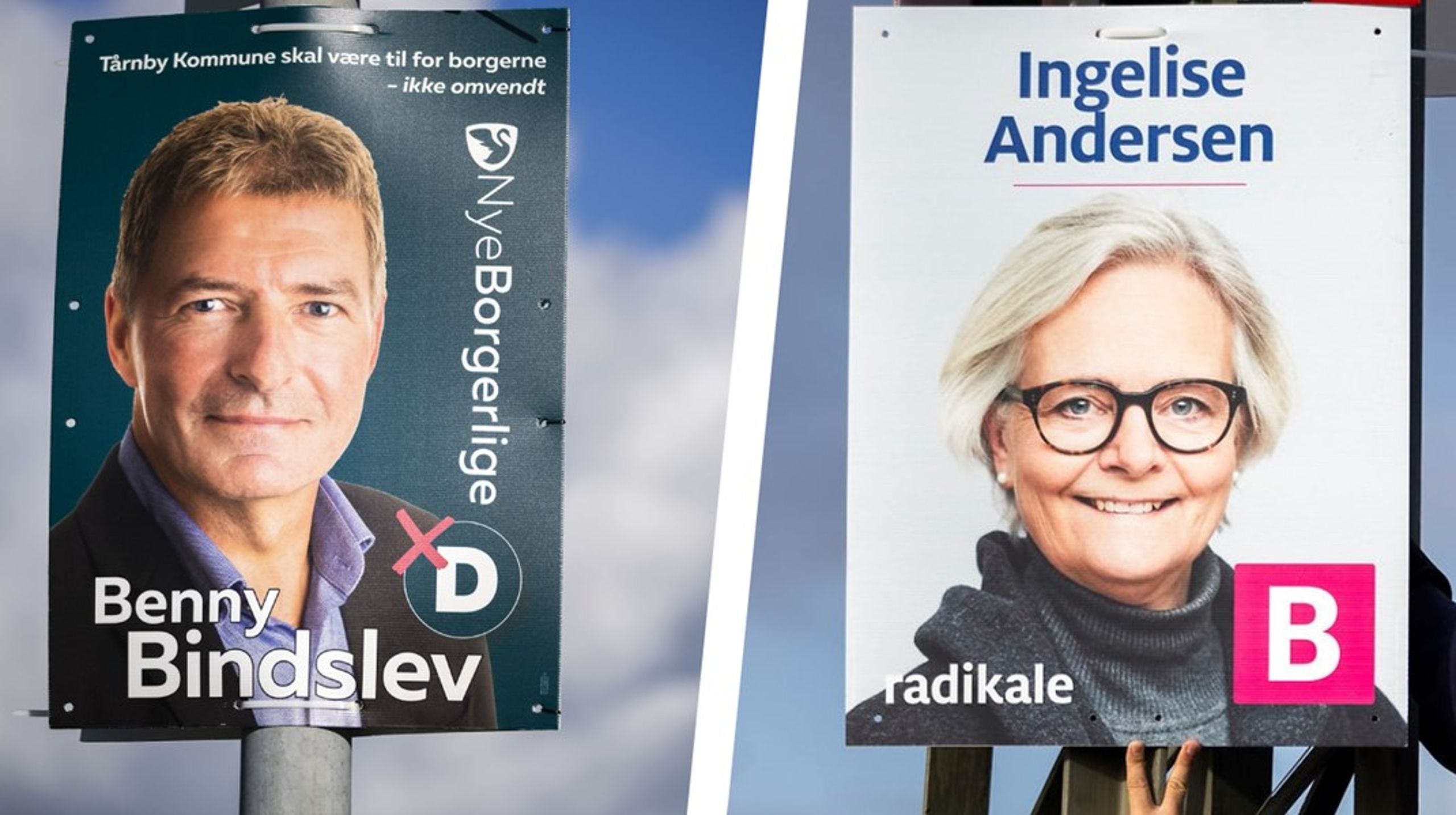 I Tårnby Kommune indgår Nye Borgerlige i valgforbund med Radikale. Dermed kan en stemme på Benny Bindslev eller hans partifæller hos Nye Borgerlige ende som støtte til den Radikale spidskandidat Ingelise Andersens parti. Og omvendt.