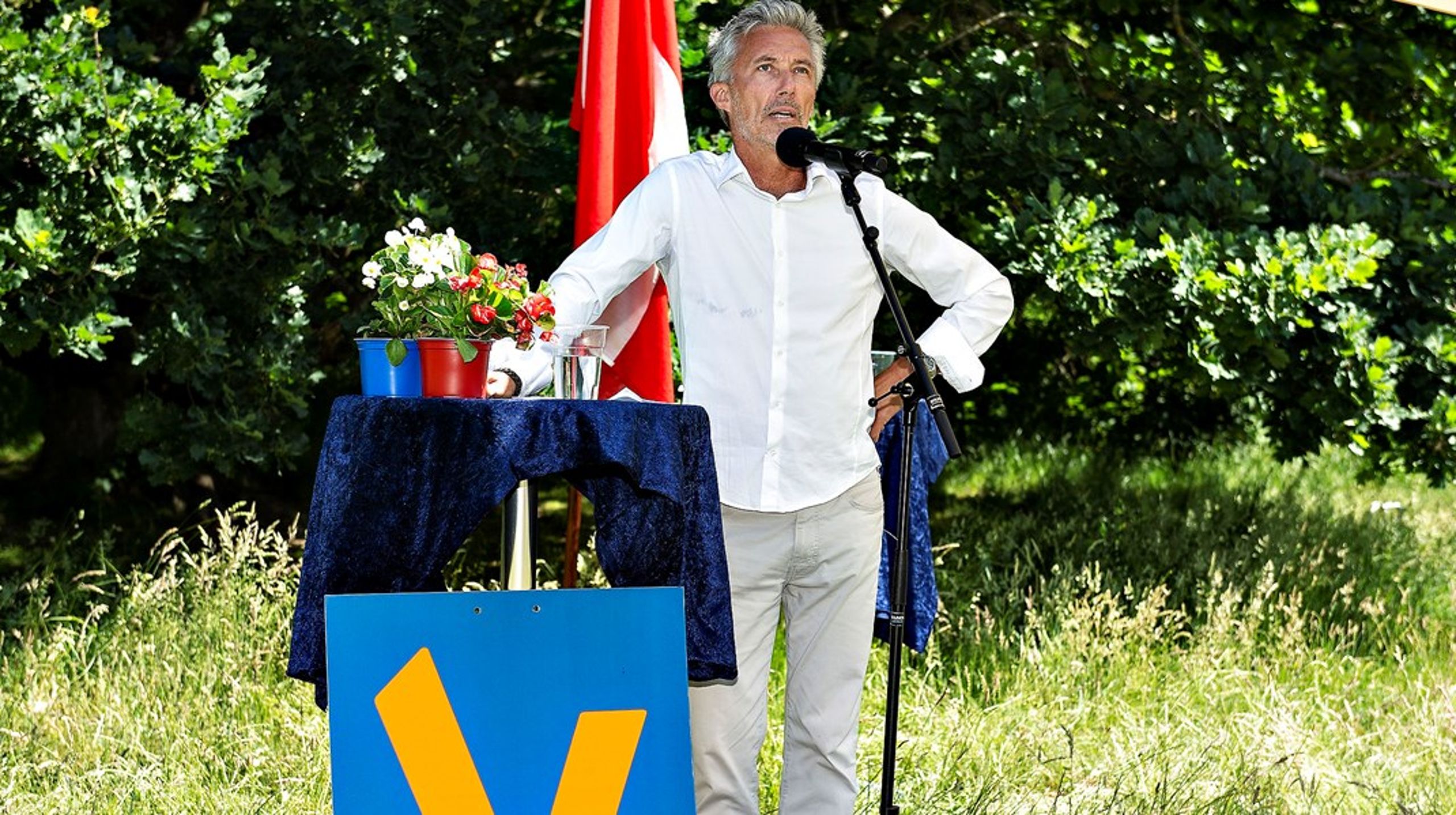 Morten Løkkegaard har ene mand repræsenteret Venstre i Gentofte kommunalbestyrelse de seneste fire år.