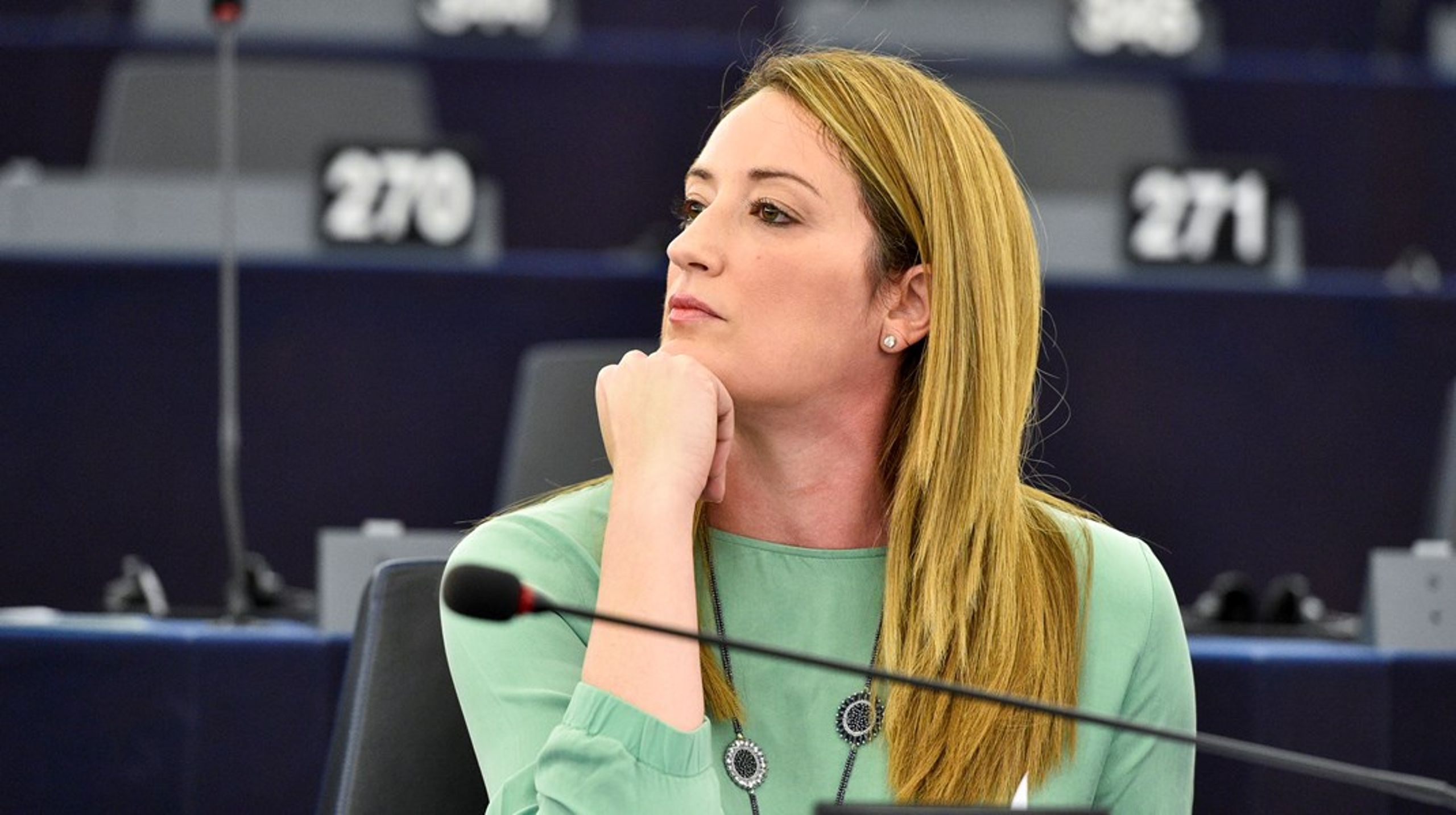 Roberta Metsola er tippet til at blive den næste formand for Europa-Parlamentet.