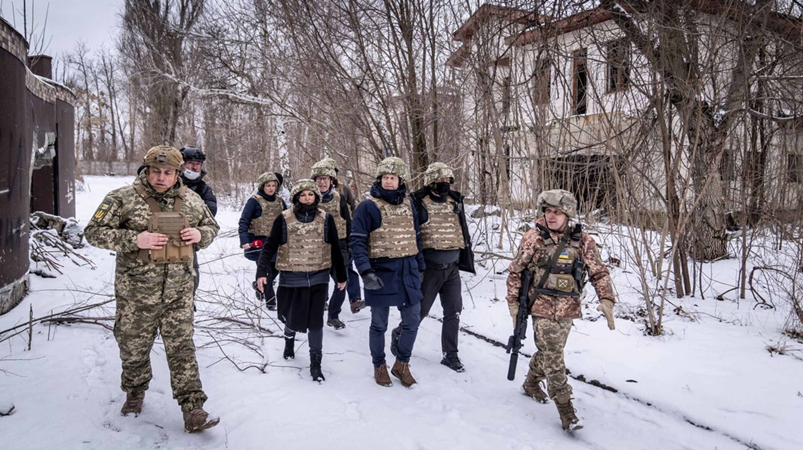 Udenrigsminister Jeppe Kofod besøgte i sidste uge Ukraine samtidig med, at Udenrigsministeriet og Forsvarsministeriet præsenterede en donation på 164 millioner kroner over fire år til et støtteprogram i landet.