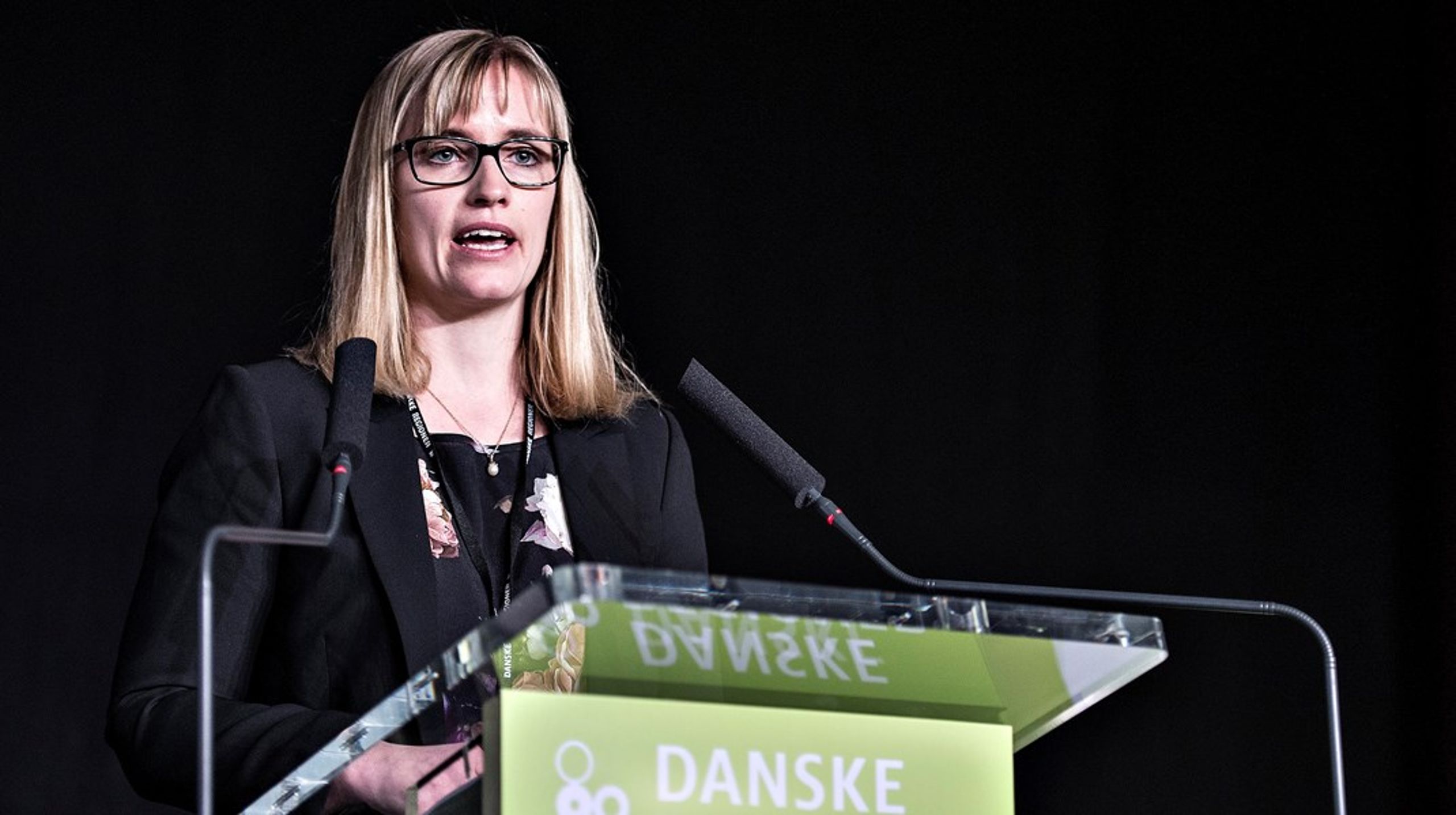Tidligere formand for Danske Regioner Stephanie Lose (V) holder tale på generalforsamlingen i 2018. Hun kommer også på talerstolen til årets generalforsamling, som finder sted torsdag.