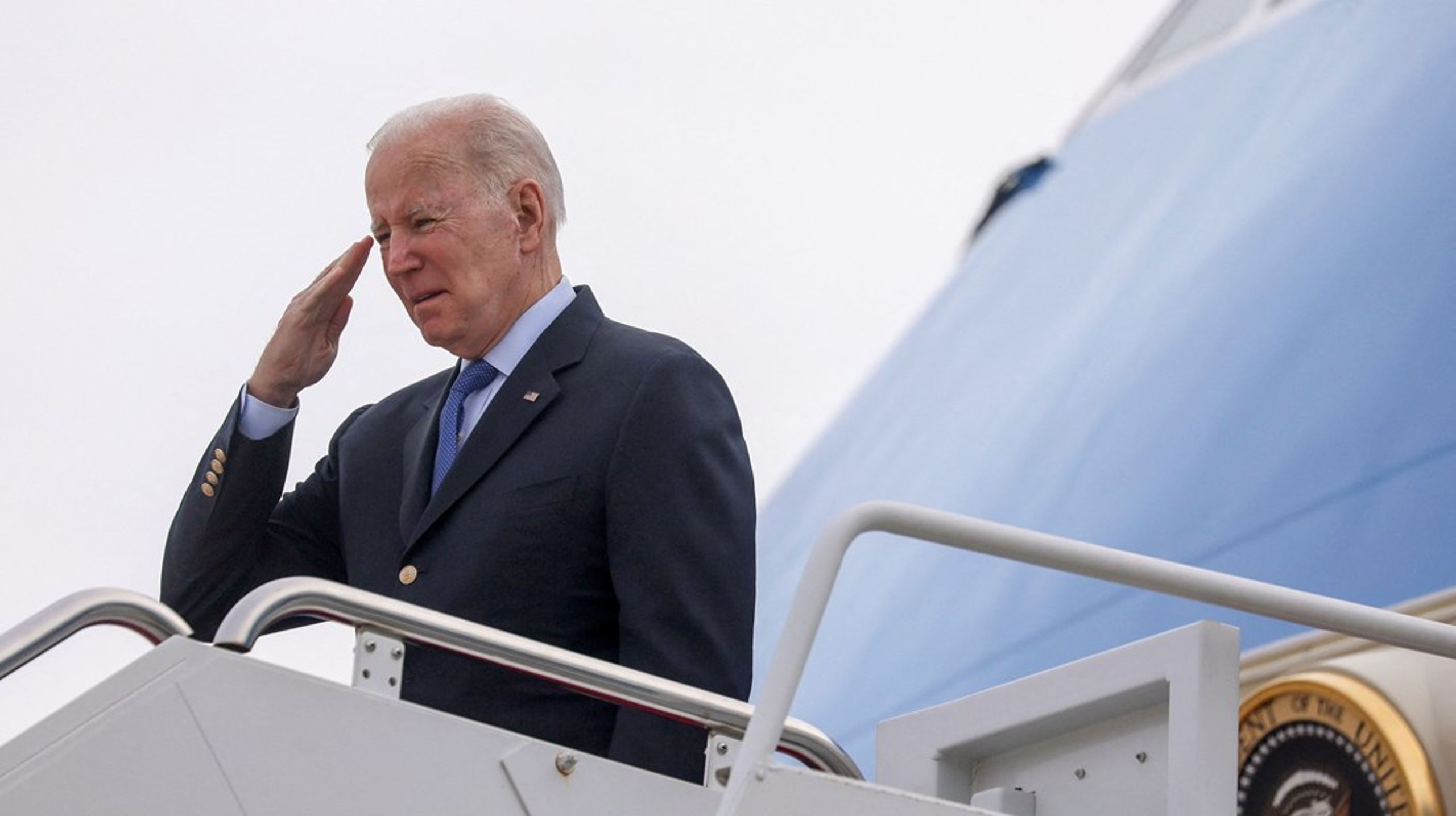 Onsdag gik USA's præsident, Joe Biden, om bord på Air Force One for at flyve til Bruxelles.