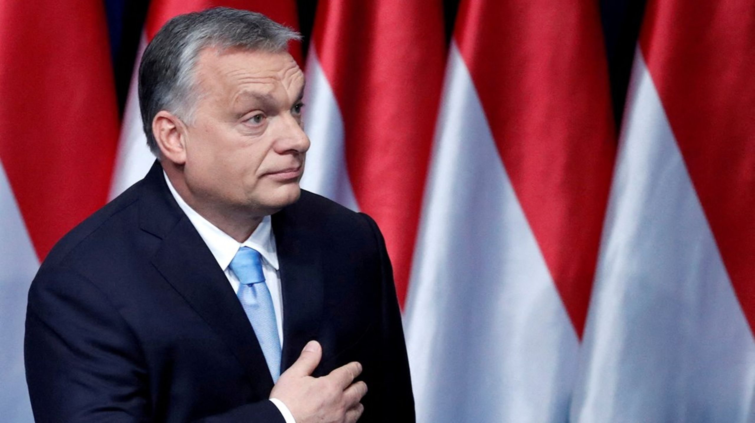 Seks ungarske partier, fra højre til venstre, har slået sig sammen med det ene formål at vippe Viktor Orbán af pinden søndag 3. april.